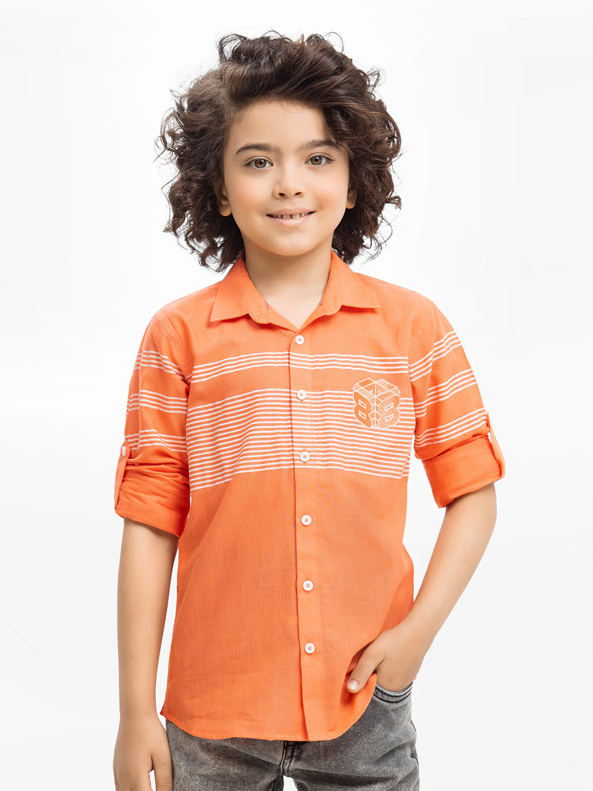 Boy's Coral Shirt - EBTS23-27505 - Image 2