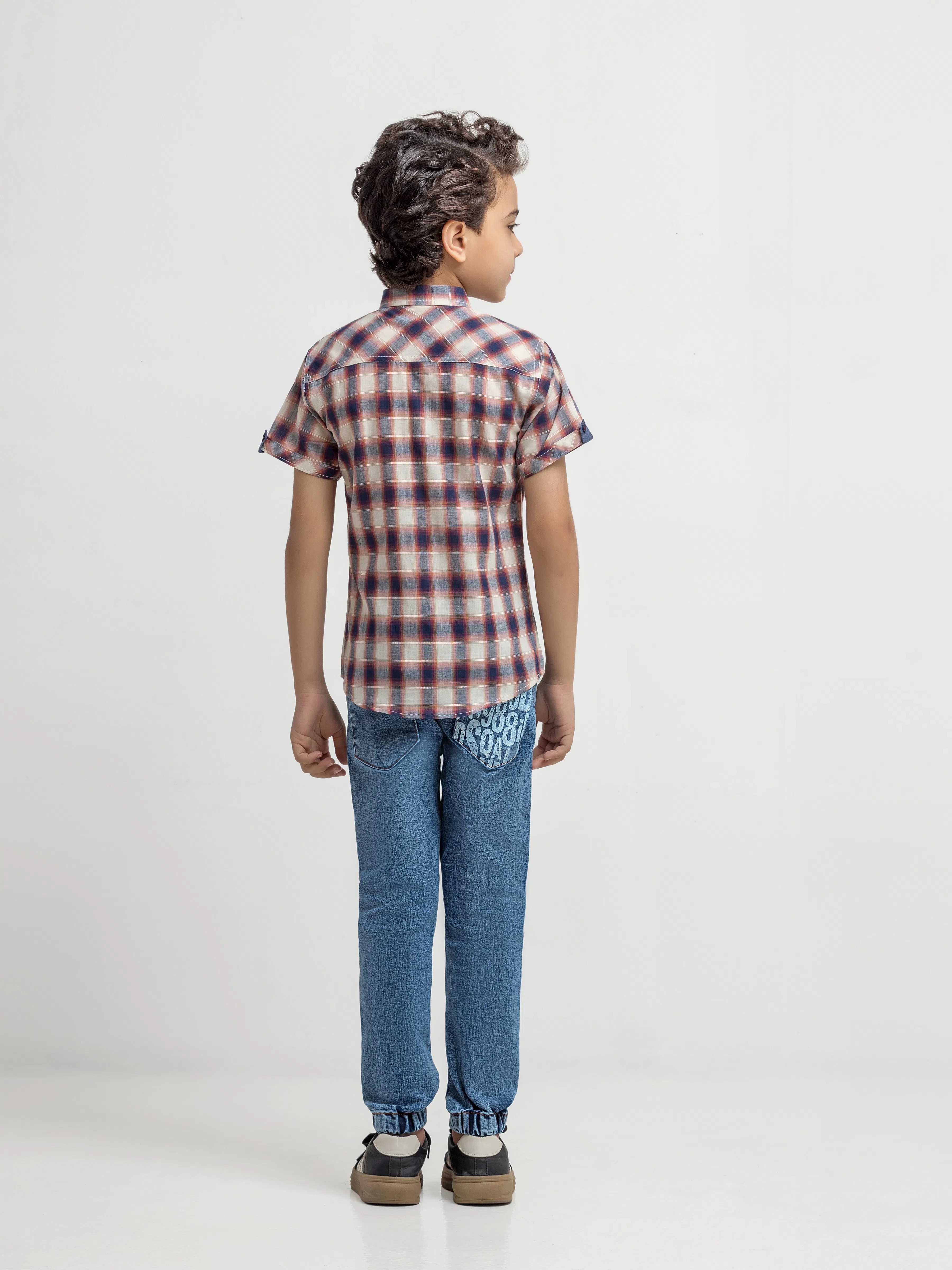 Boy's Cream Multi Shirt - EBTSH6-27698 - Image 5