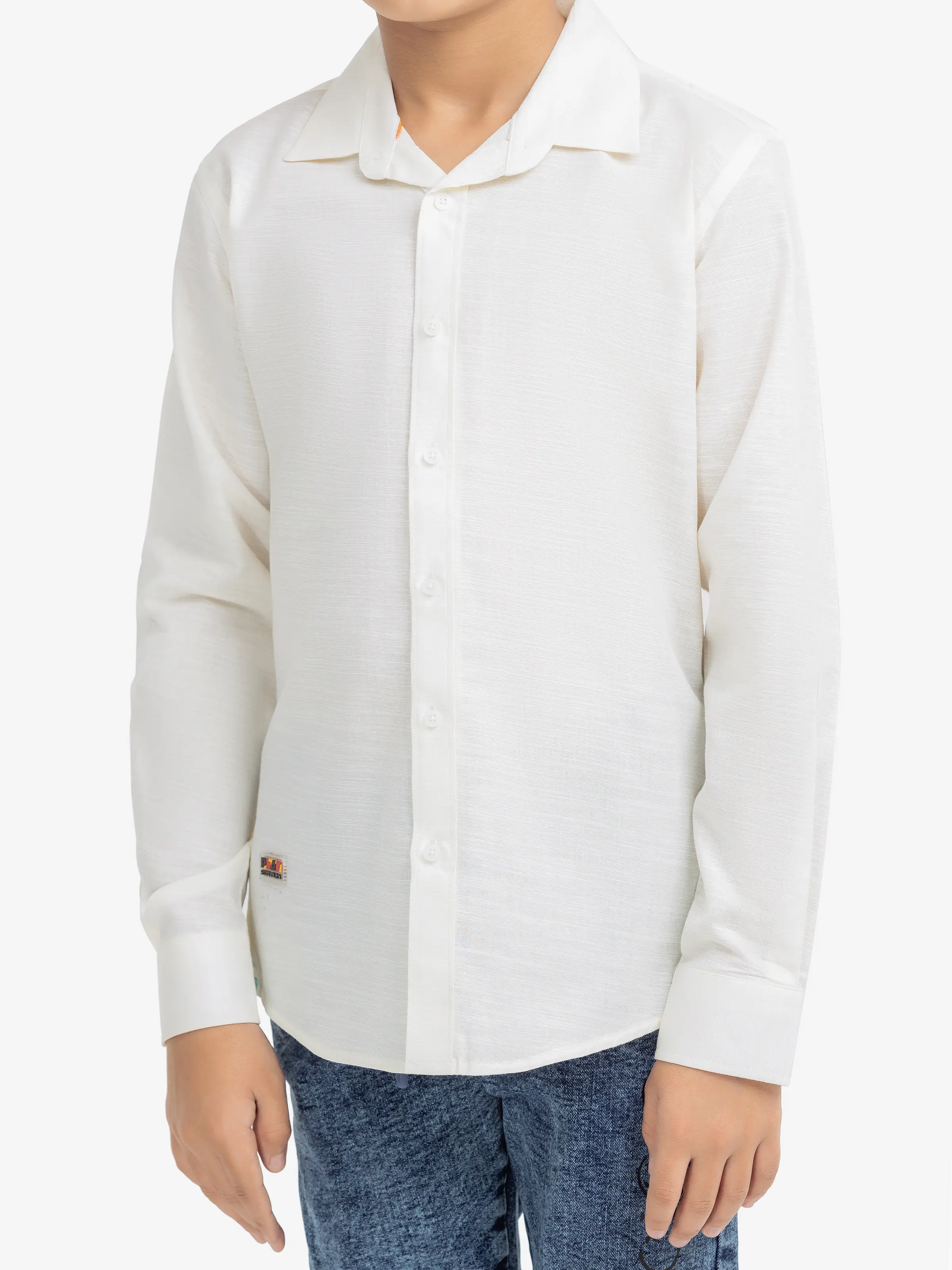 Boy's Cream Shirt - EBTS24-27570 - Image 3