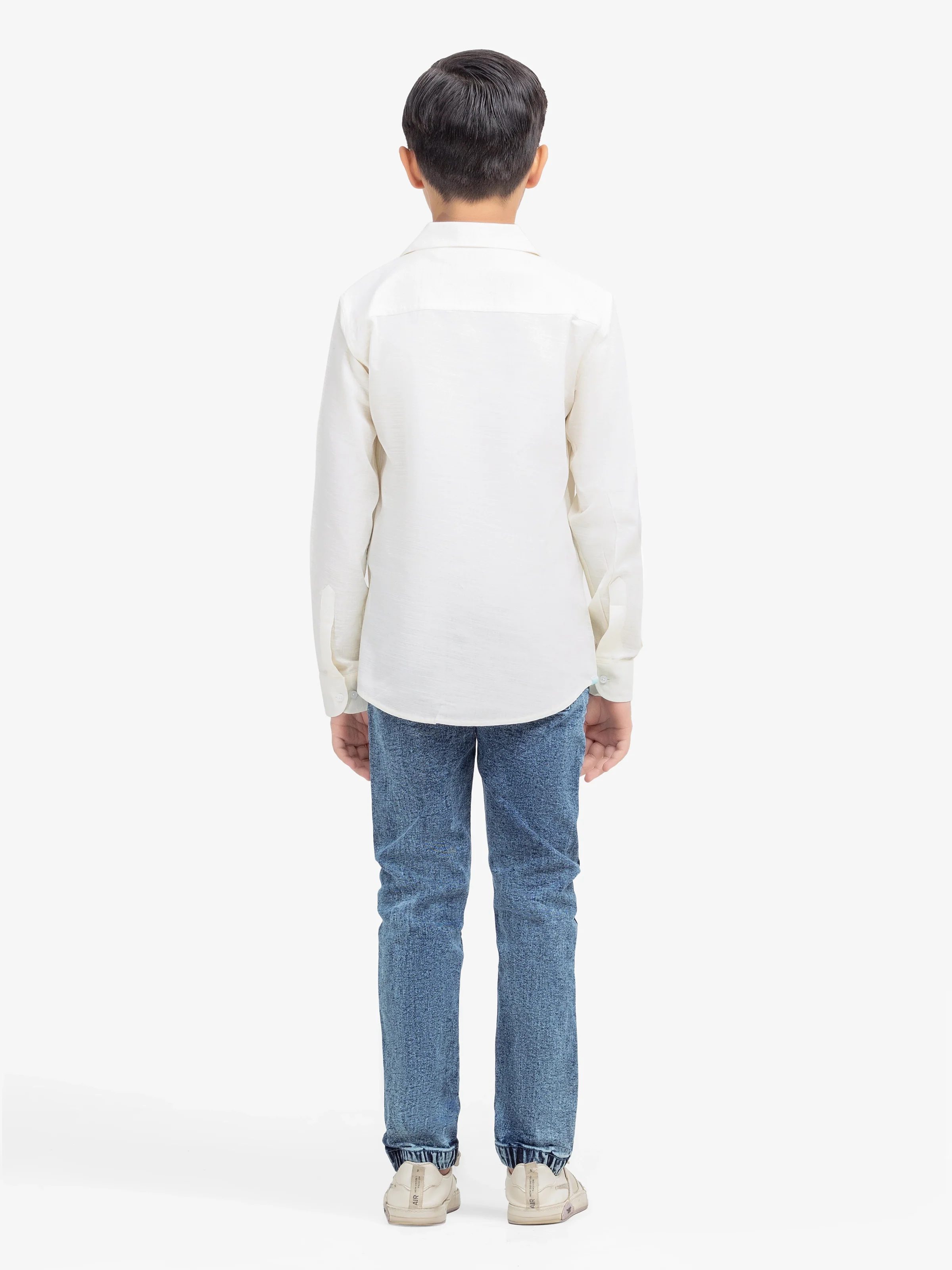 Boy's Cream Shirt - EBTS24-27570 - Image 5