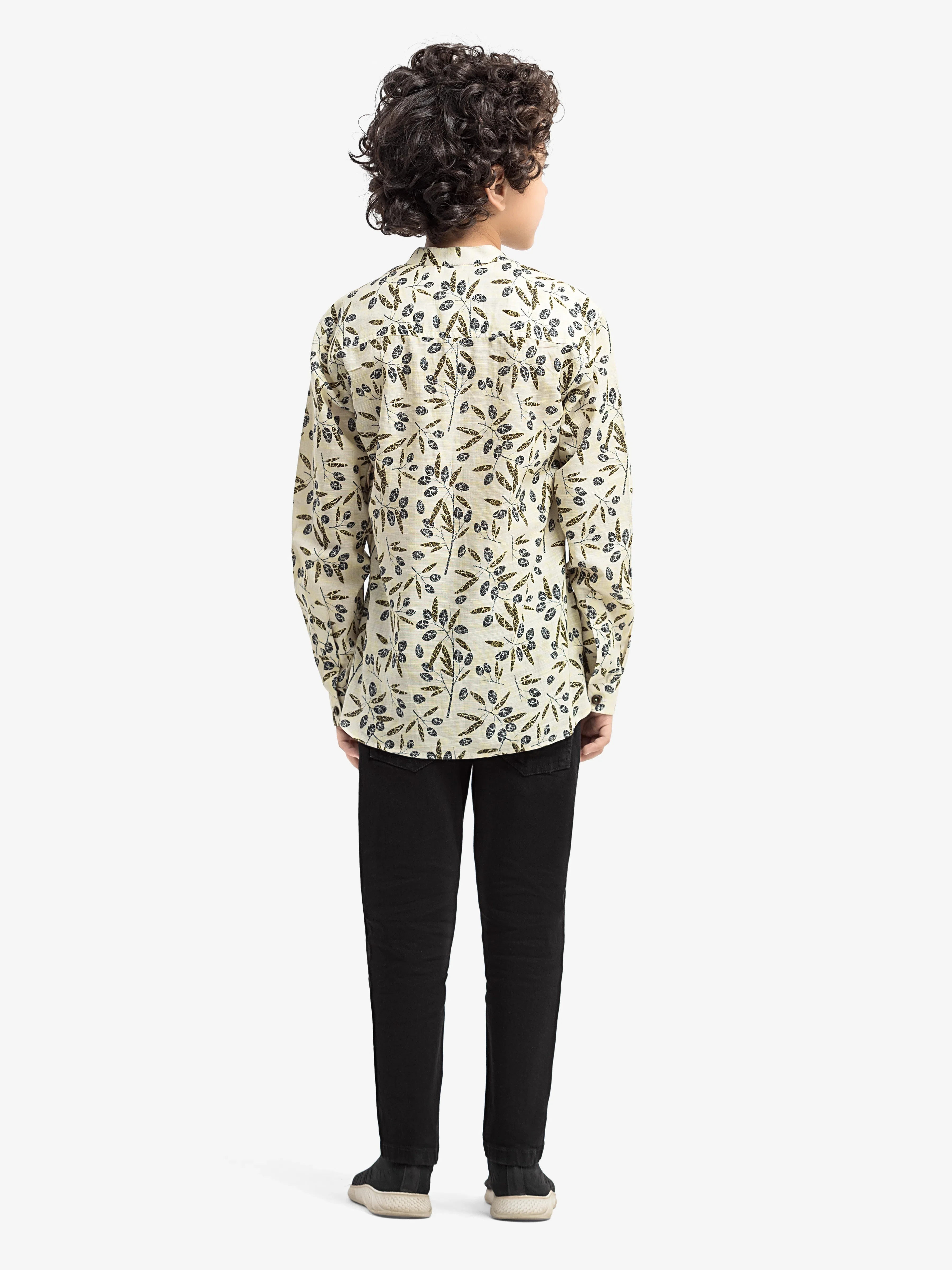 Boy's Cream Shirt - EBTS5-27646 - Image 5