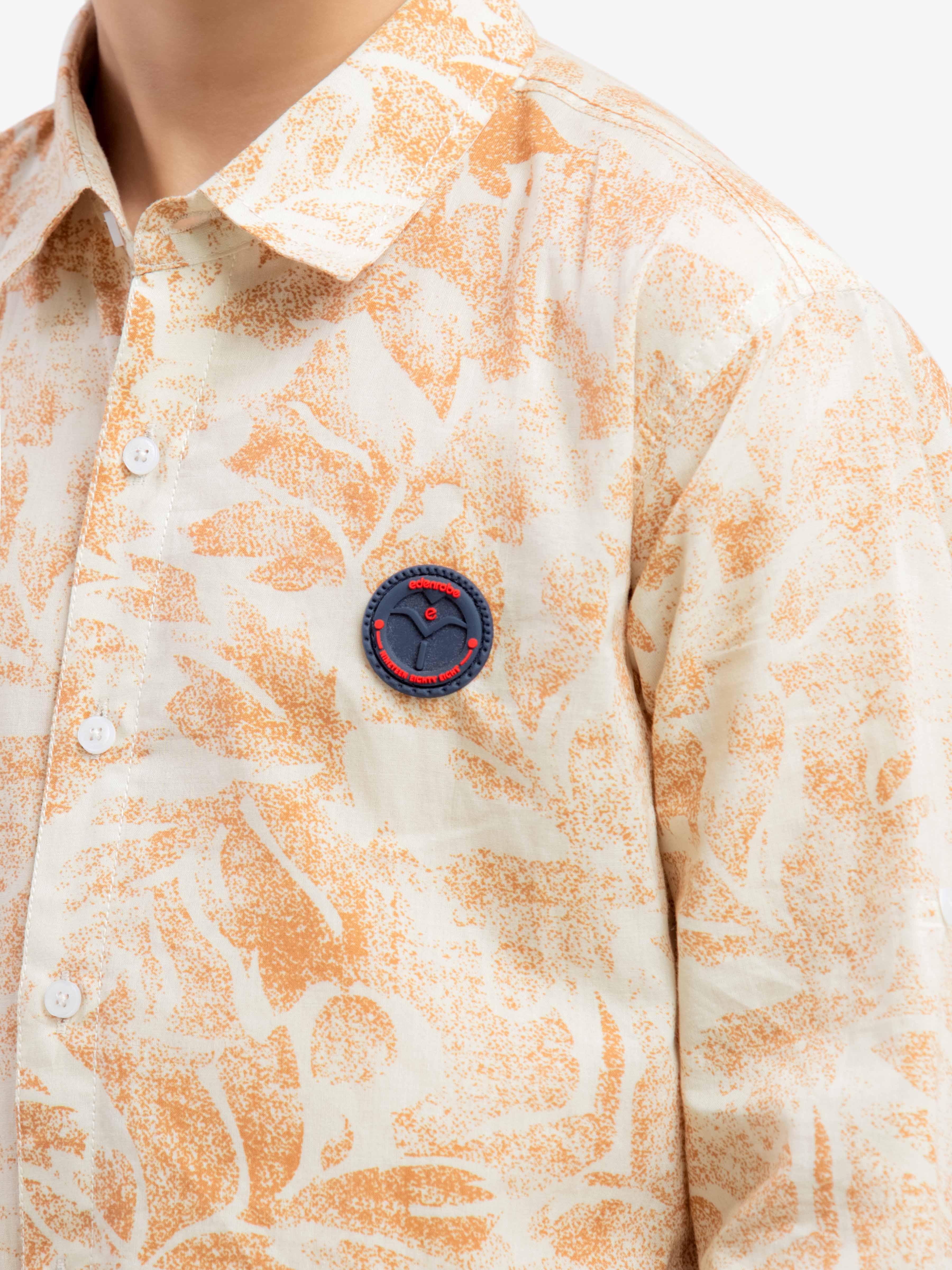 Boy's Cream Shirt - EBTSF5-27665 - Image 3