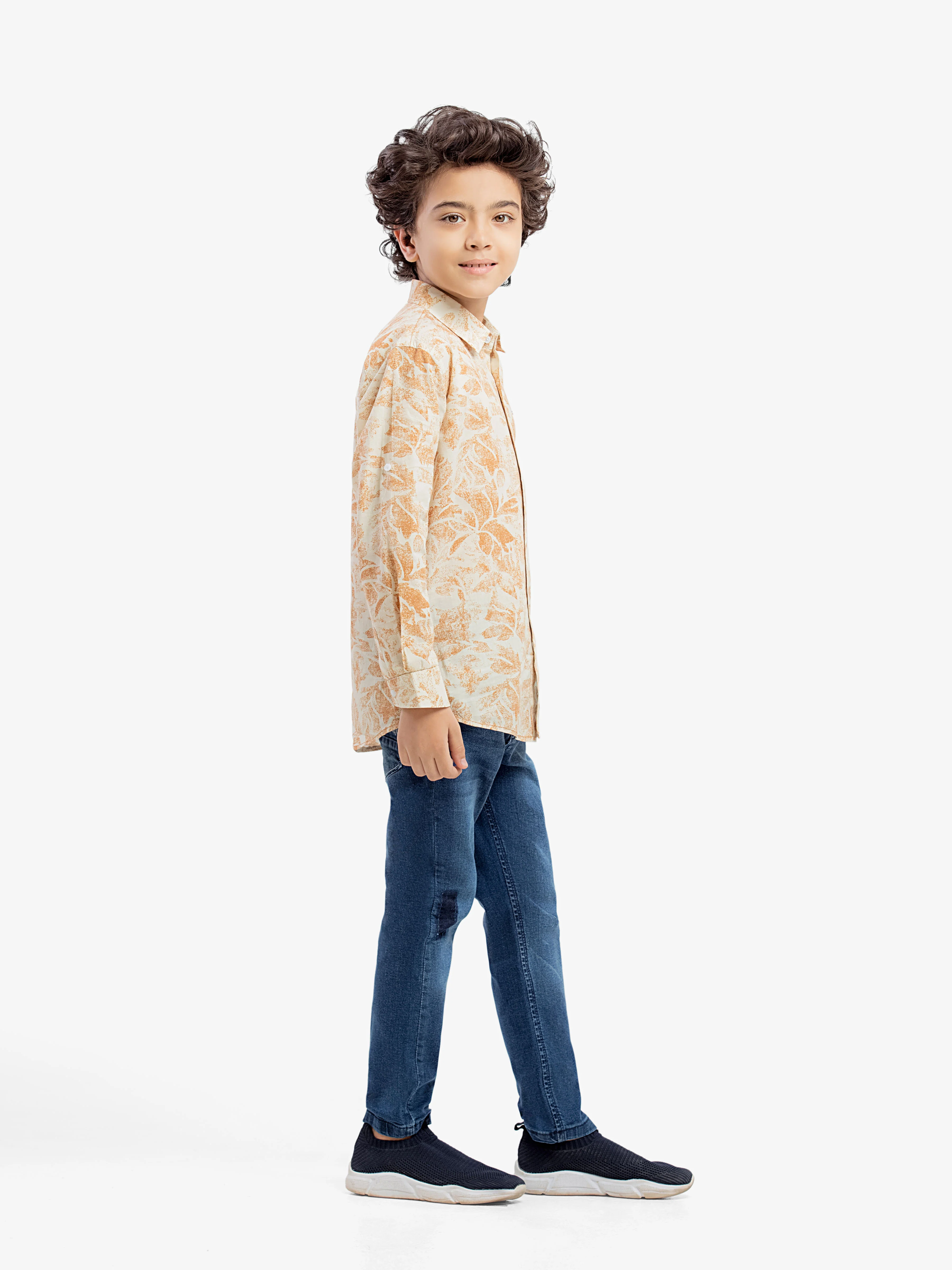 Boy's Cream Shirt - EBTSF5-27665 - Image 4