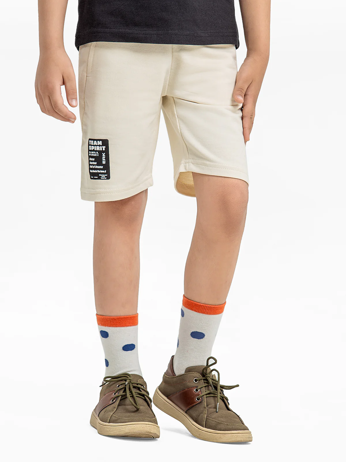 Boy's Cream Shorts - EBBSK24-005 - Image 2