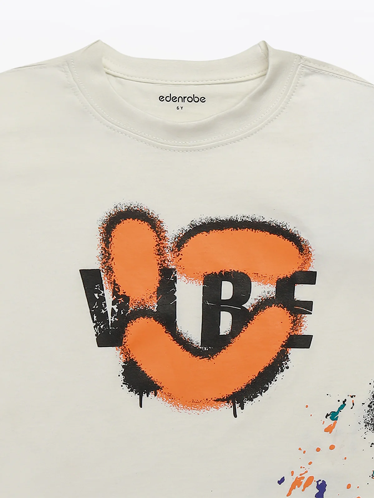 Boy's Cream T-Shirt - EBTTS24-056 - Image 2