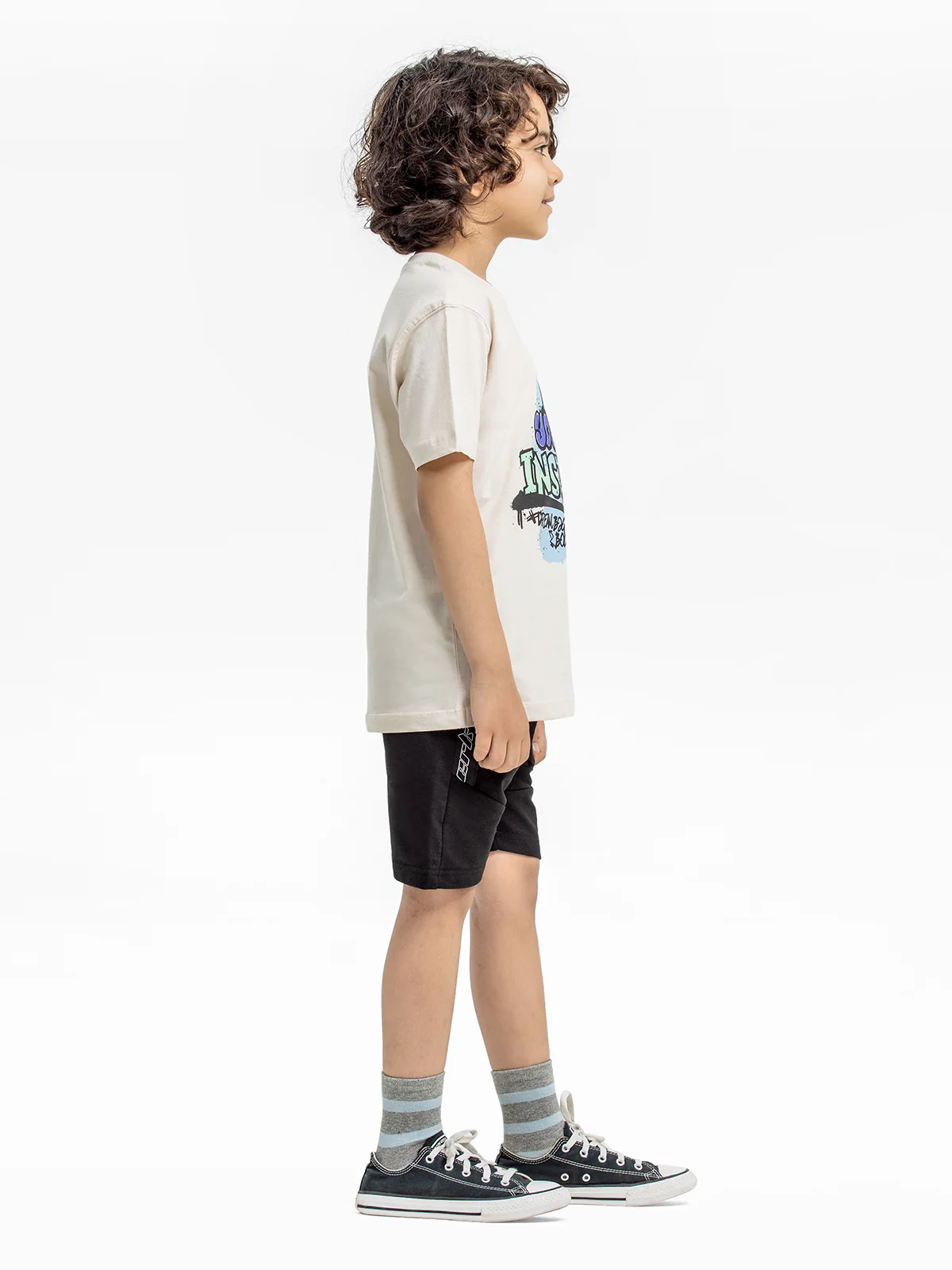 Boy's Cream T-Shirt - EBTTS24-017 - Image 4