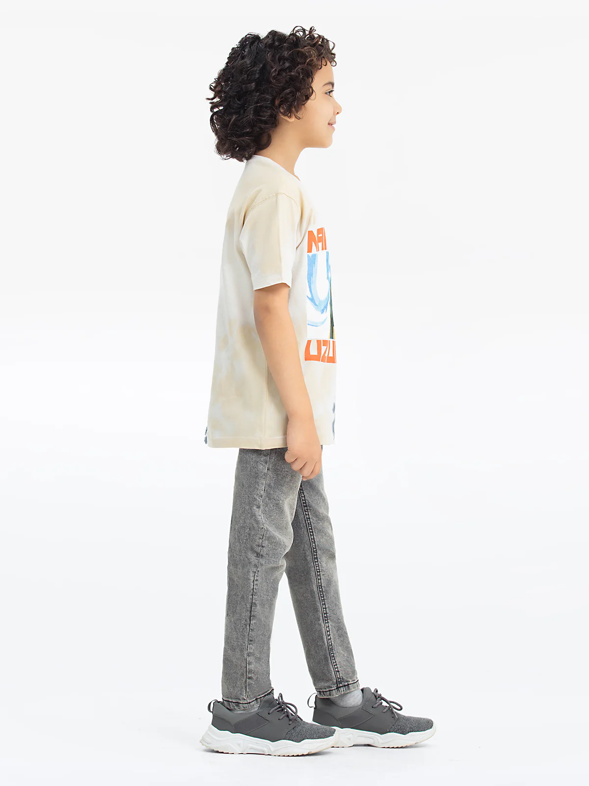 Boy's Cream T-Shirt - EBTTS24-019 - Image 4