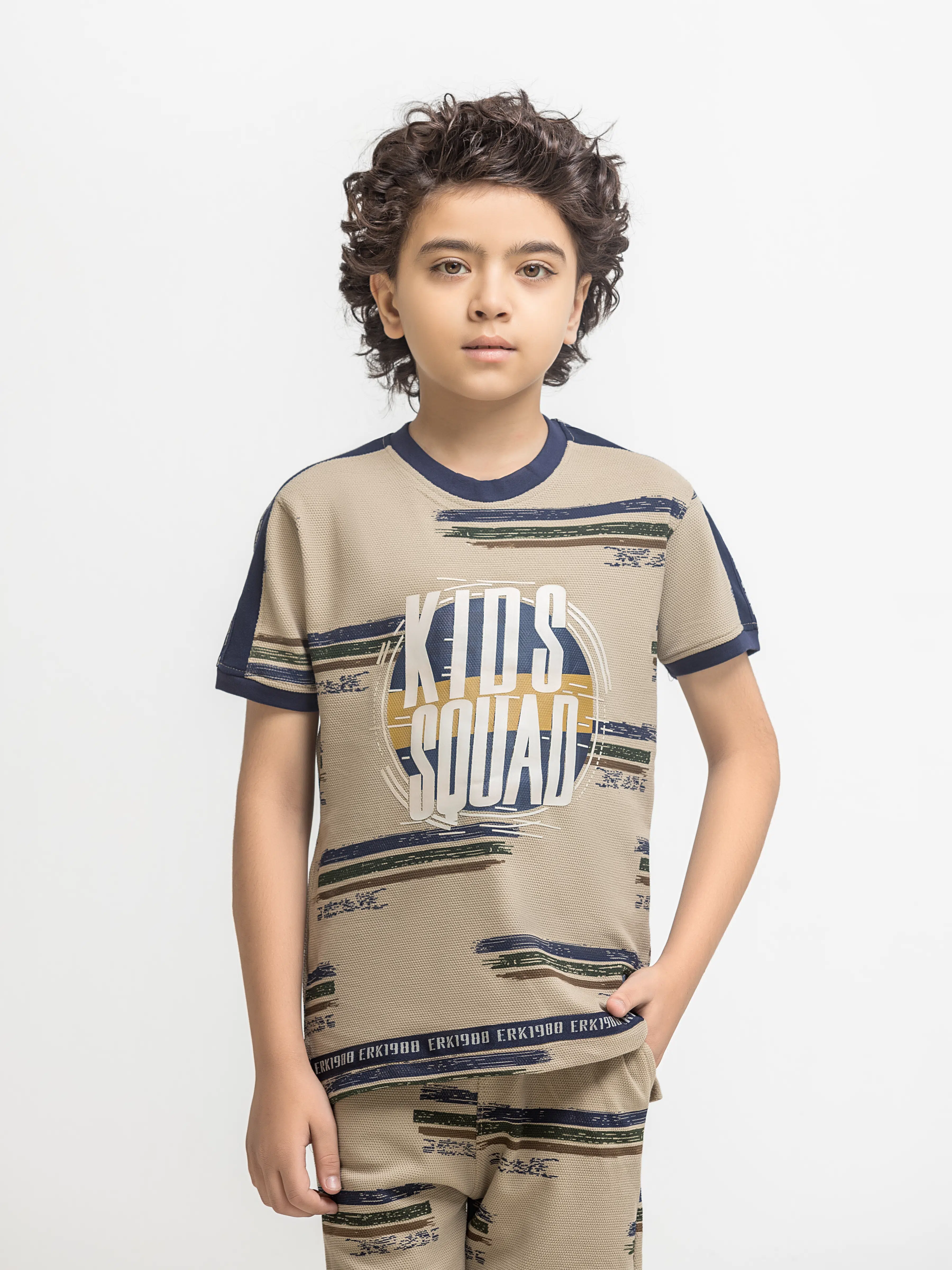 Boy's Dark Beige Co Ord Set - EBTCS6-021 - Image 2