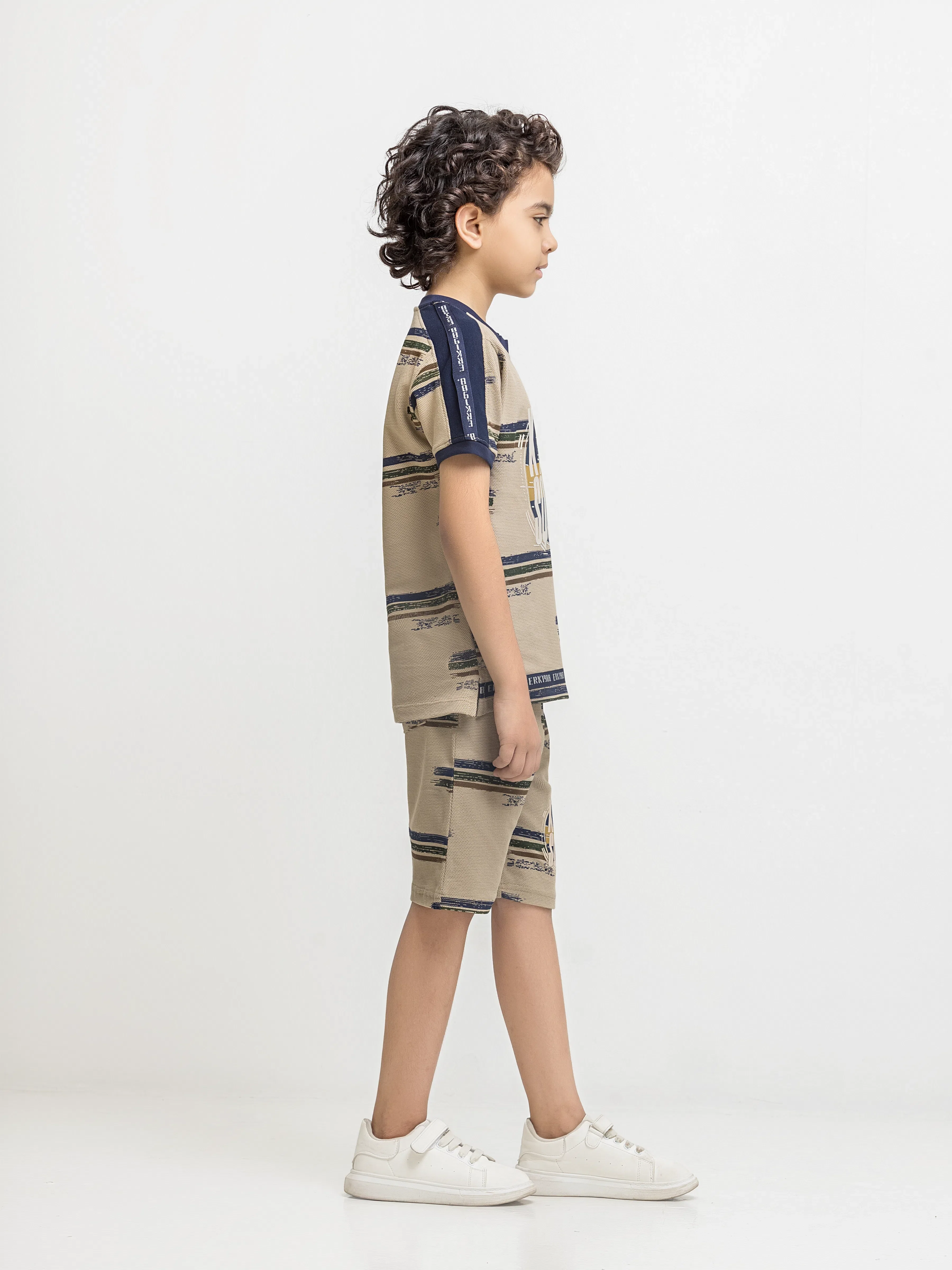 Boy's Dark Beige Co Ord Set - EBTCS6-021 - Image 5