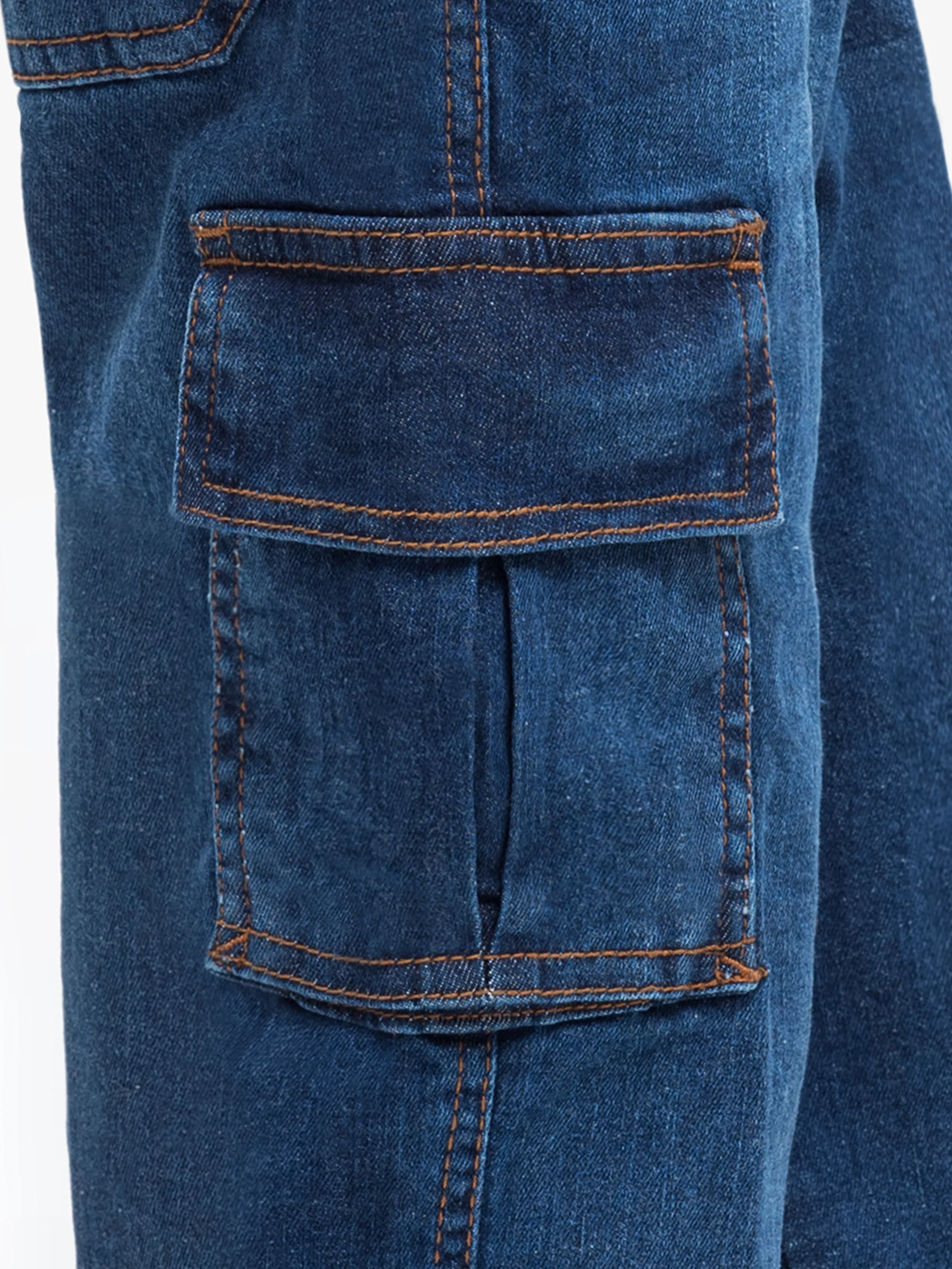 Boy's Dark Blue Denim Pant - EBBDP24-028 - Image 4