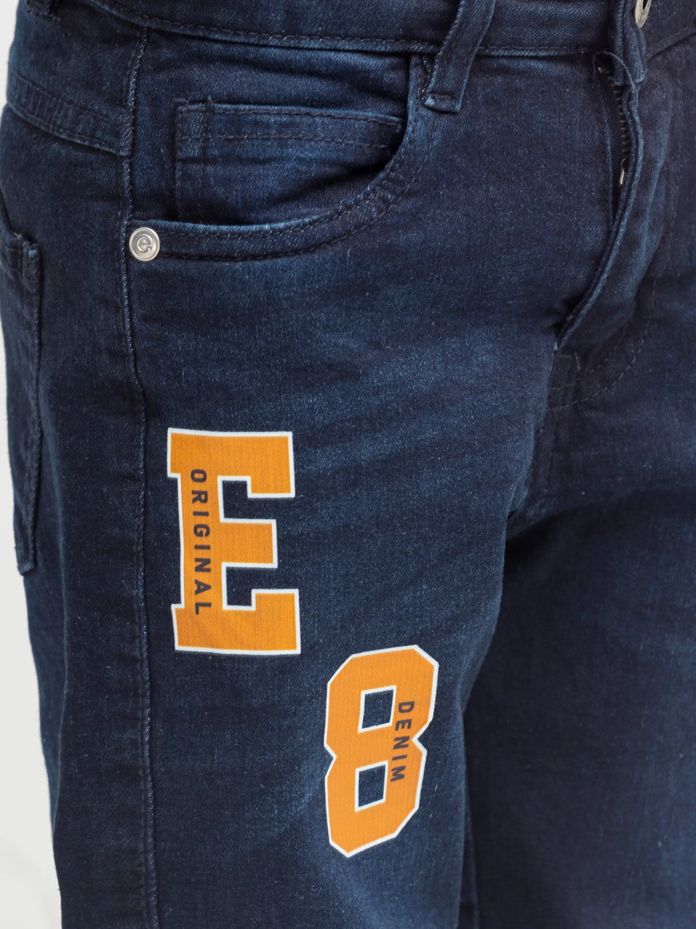 Boy's Dark Blue Denim Pant - EBBDP5-033 - Image 2