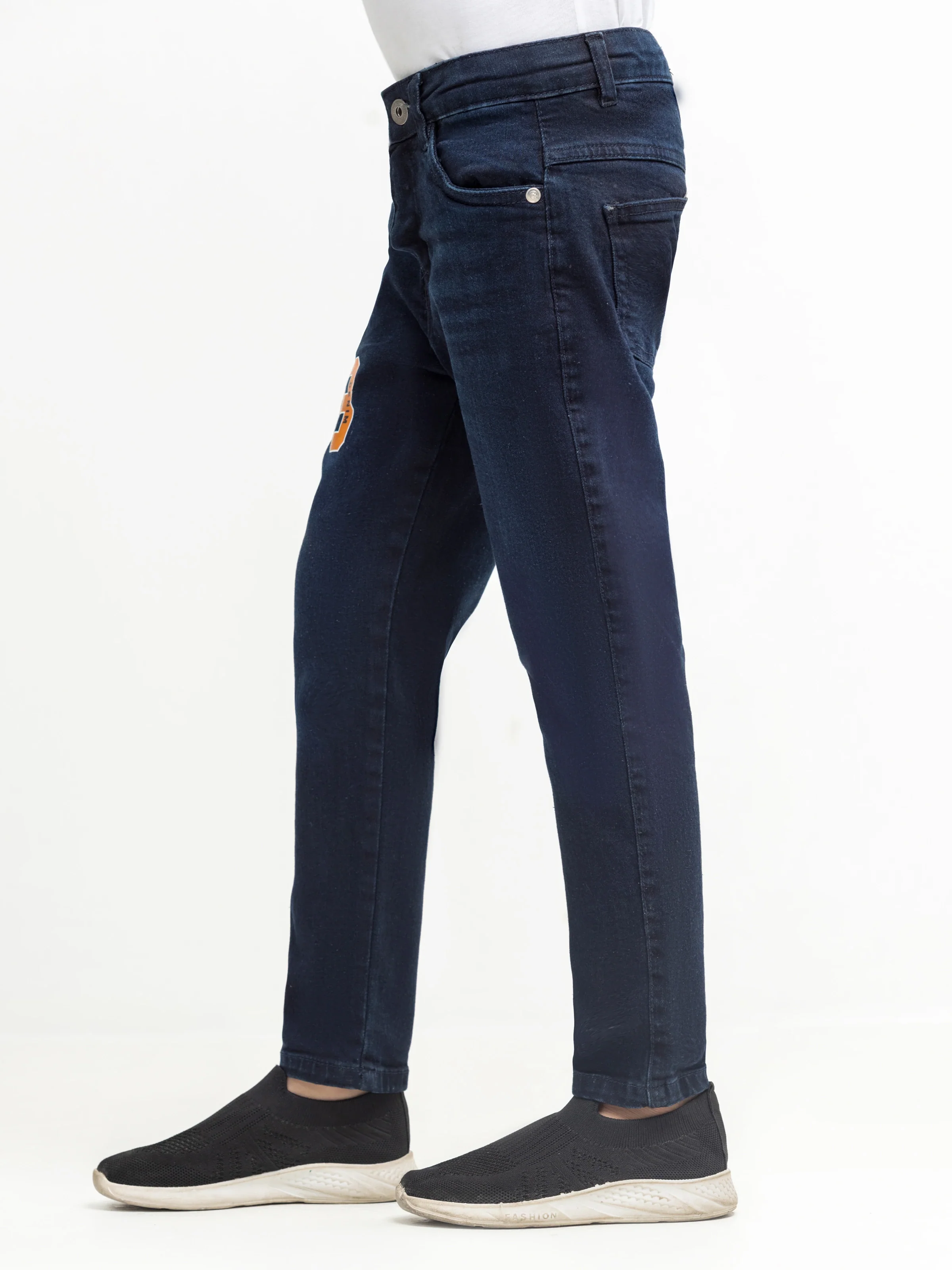 Boy's Dark Blue Denim Pant - EBBDP5-033 - Image 3