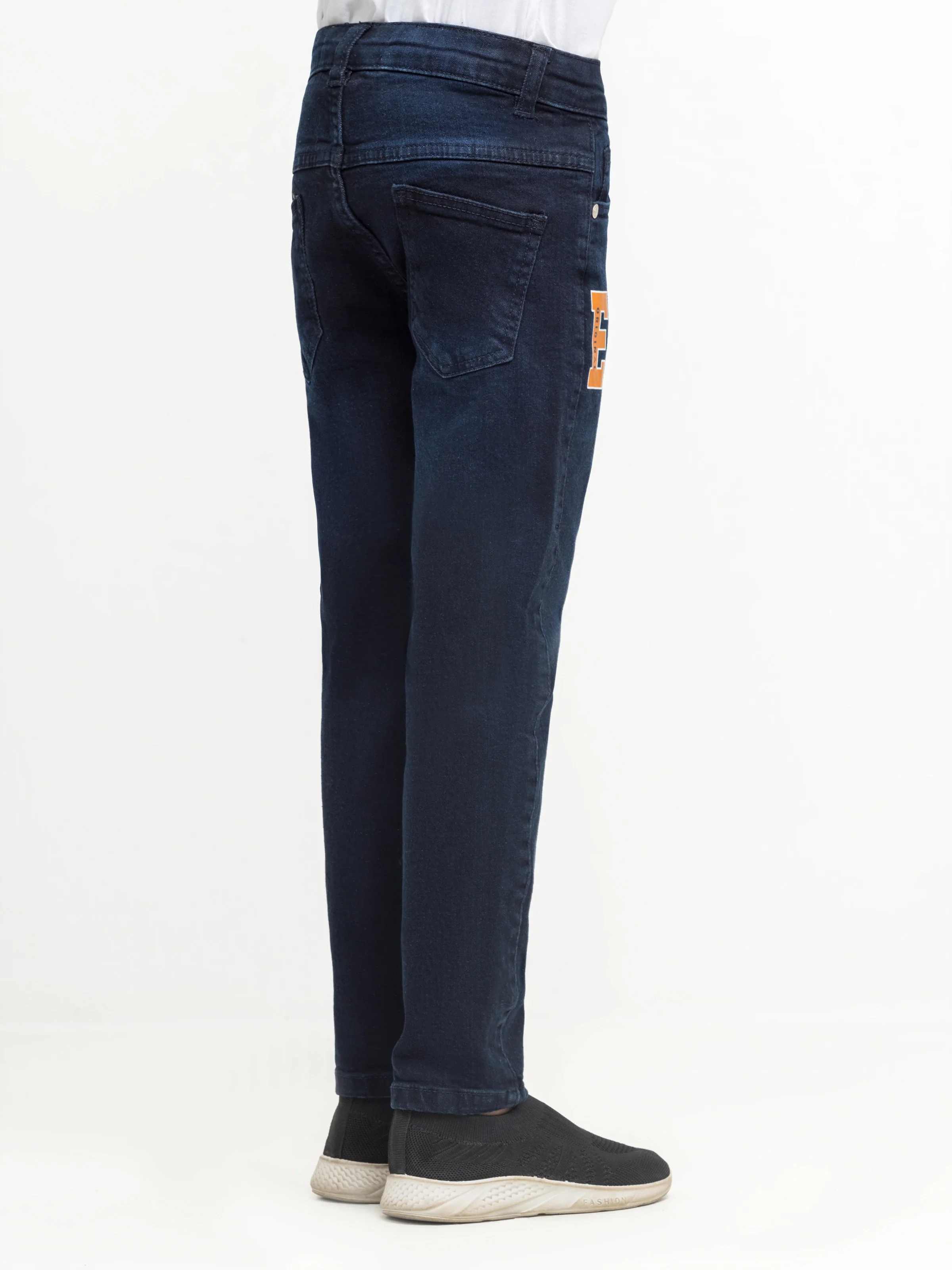 Boy's Dark Blue Denim Pant - EBBDP5-033 - Image 4