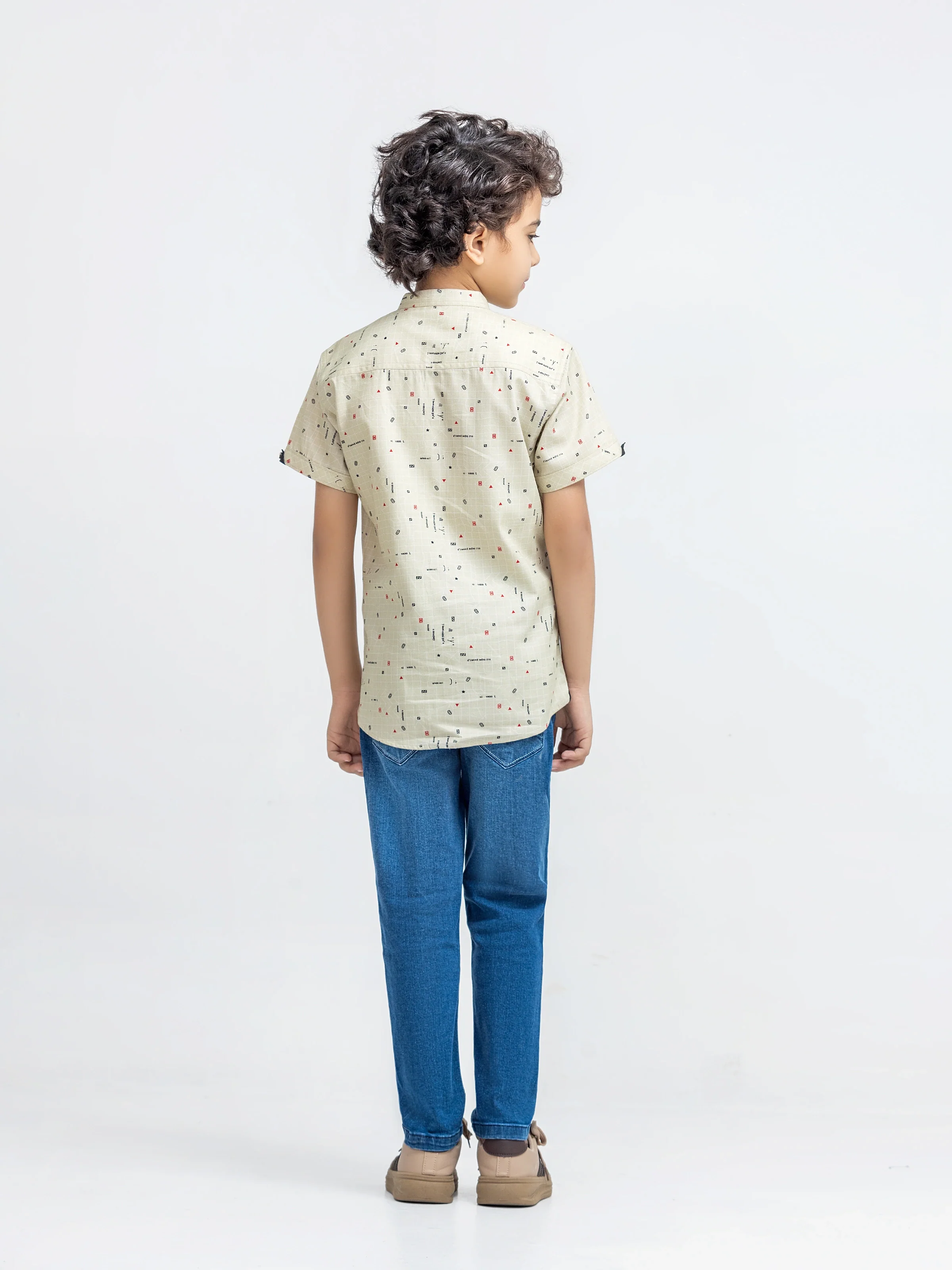 Boy's Dark Cream Shirt - EBTSH5-27682 - Image 6