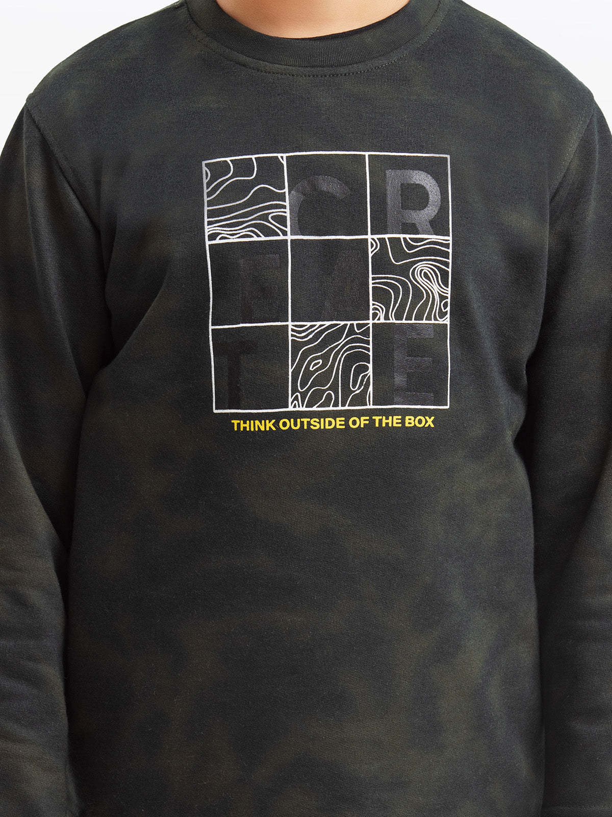 Boy's Dark Green Sweatshirt - EBTSS23-005 - Image 5