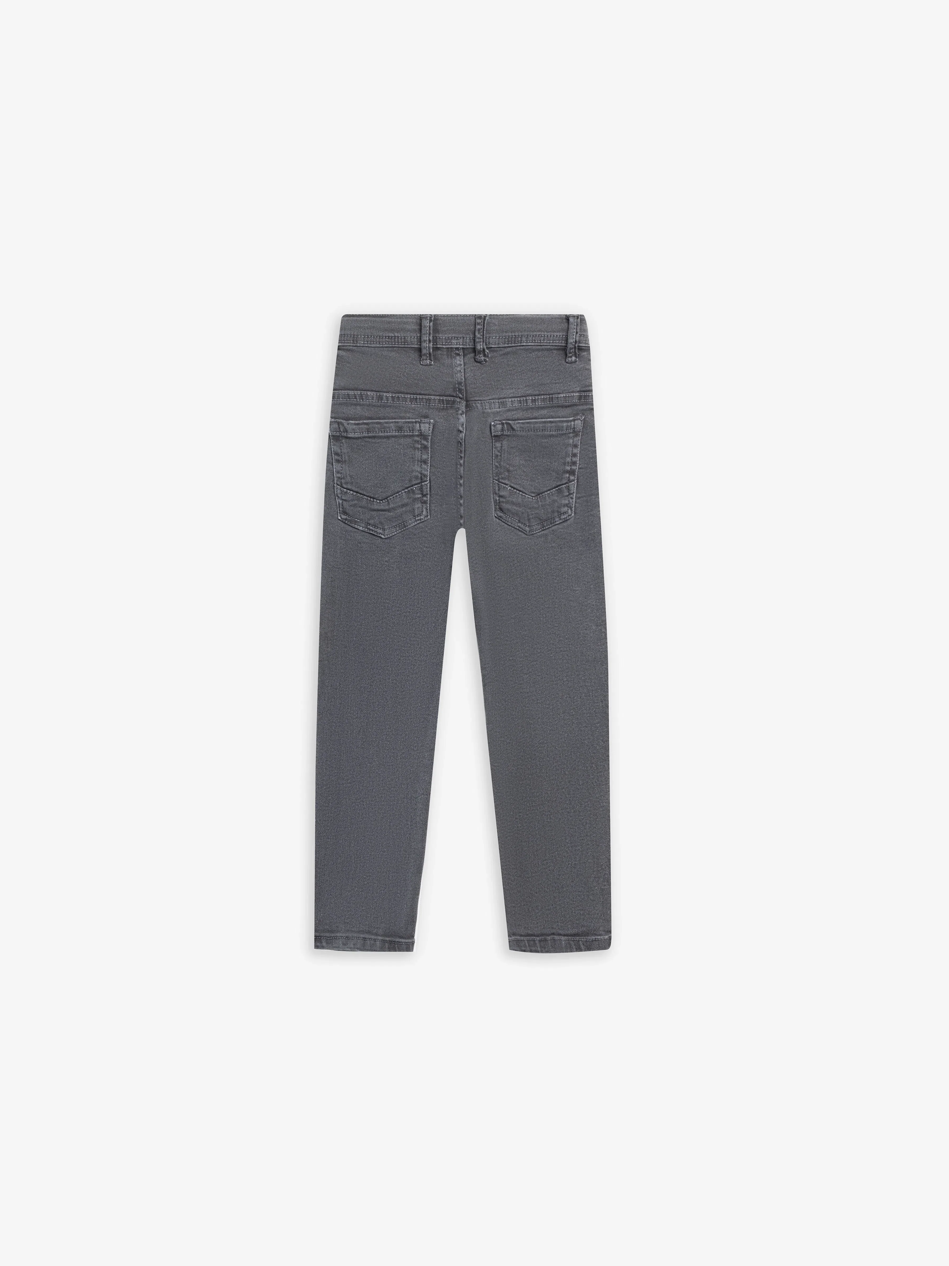 Boy's Dark Grey Denim Pant - EBBDP24-015 - Image 2
