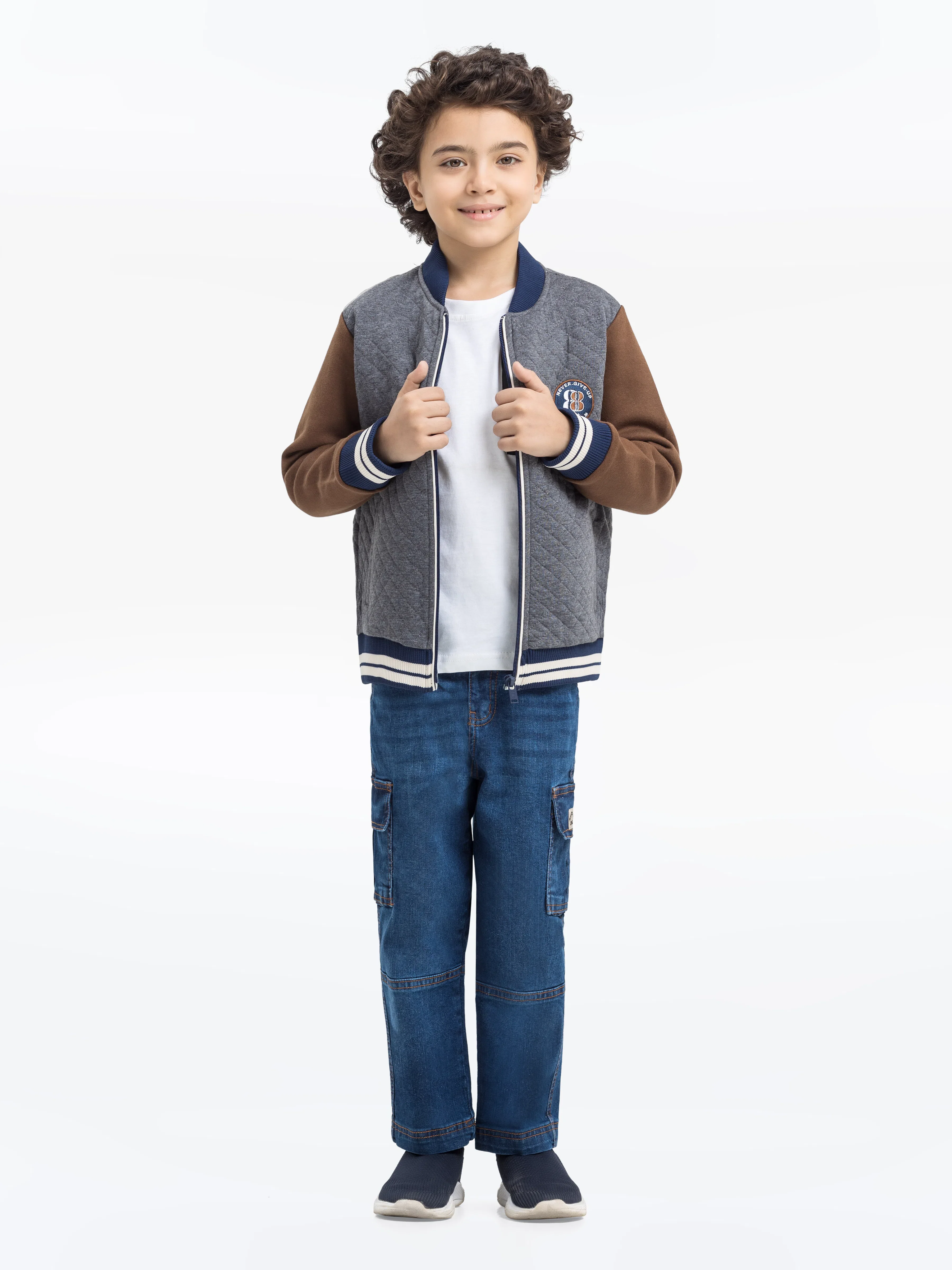 Boy's Dark Grey Jacket - EBTJK24-006 - Image 2