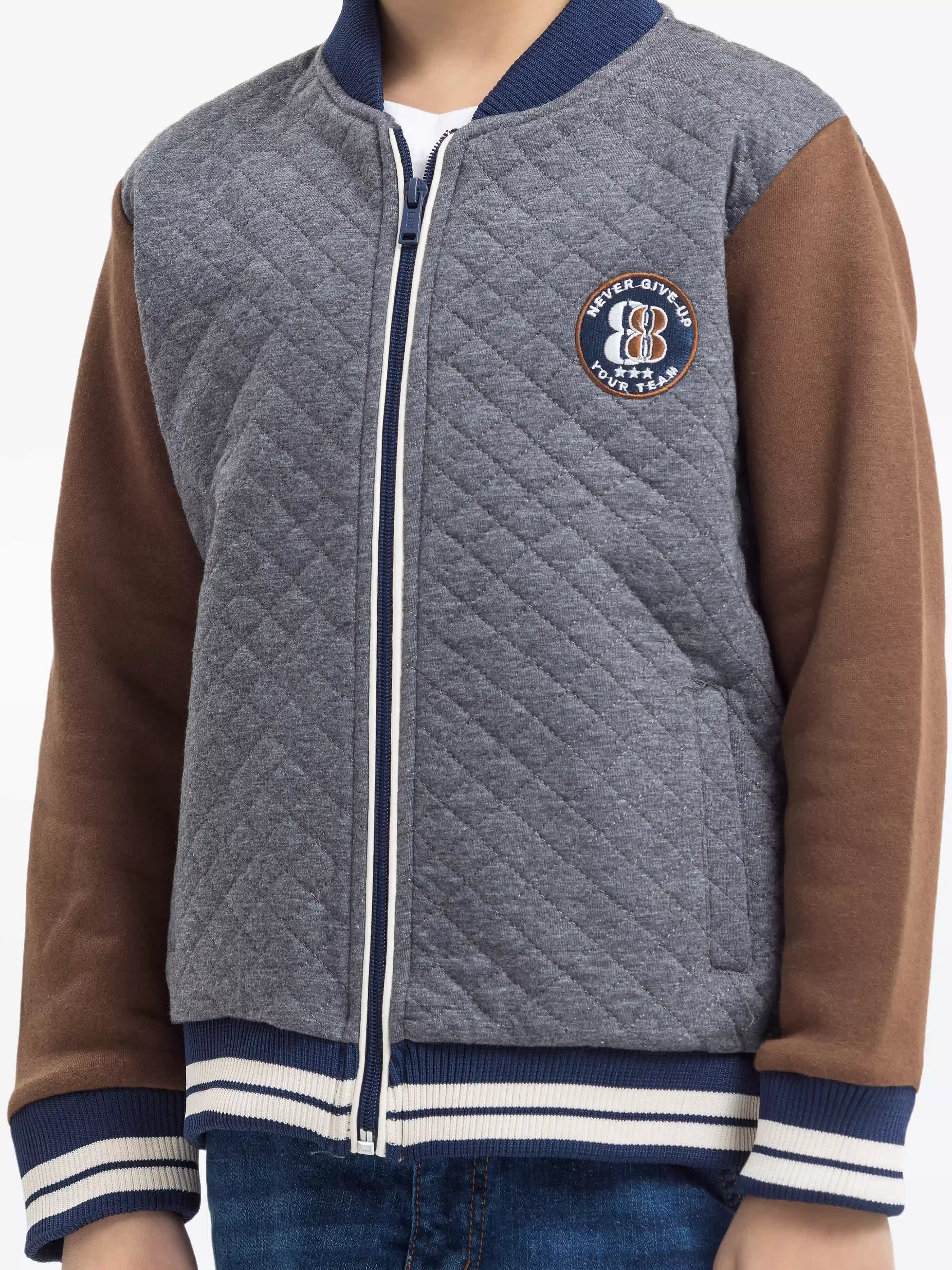 Boy's Dark Grey Jacket - EBTJK24-006 - Image 3