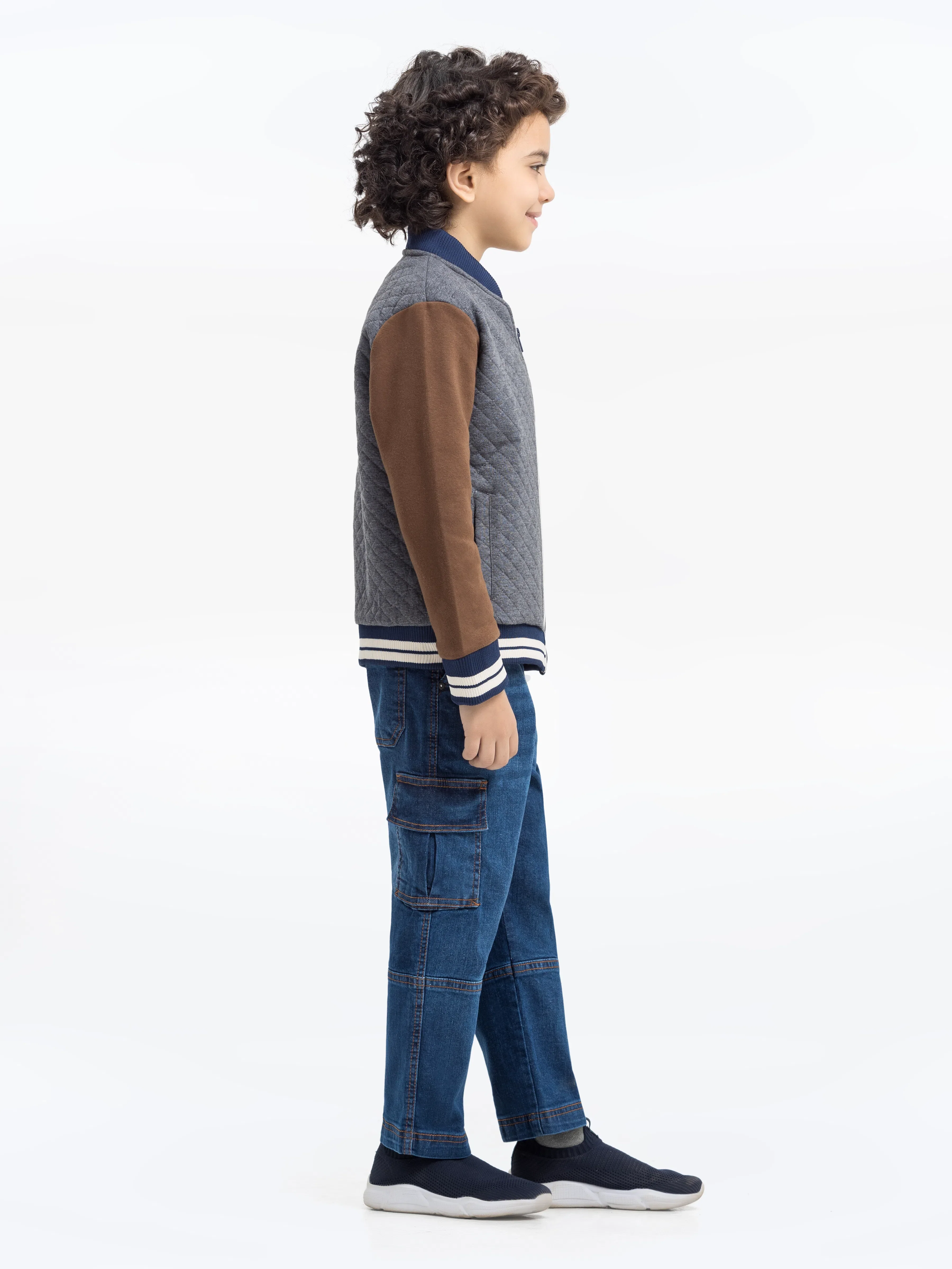 Boy's Dark Grey Jacket - EBTJK24-006 - Image 4