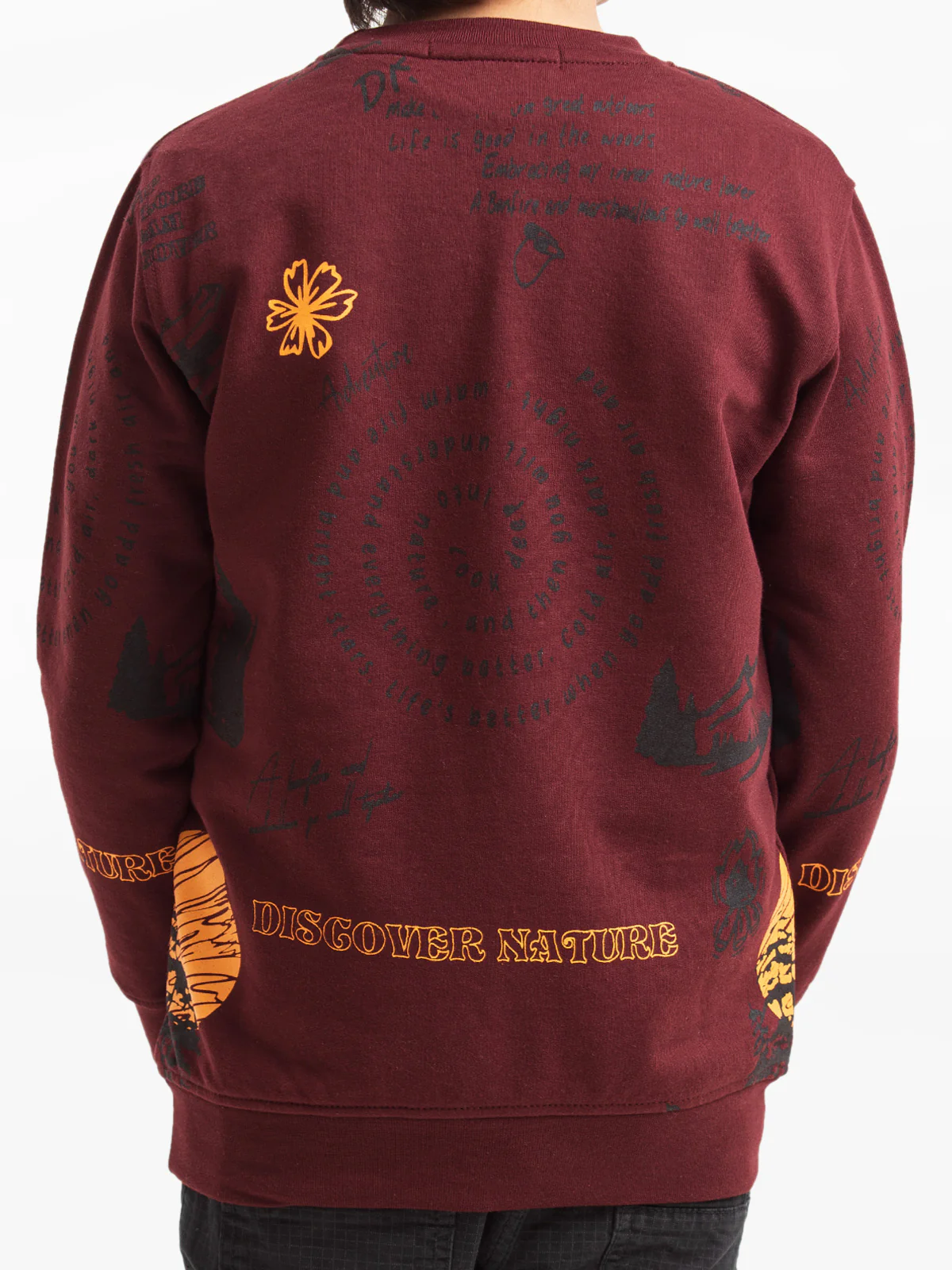 Boy's Dark Maroon Sweatshirt - EBTSS23-003 - Image 5