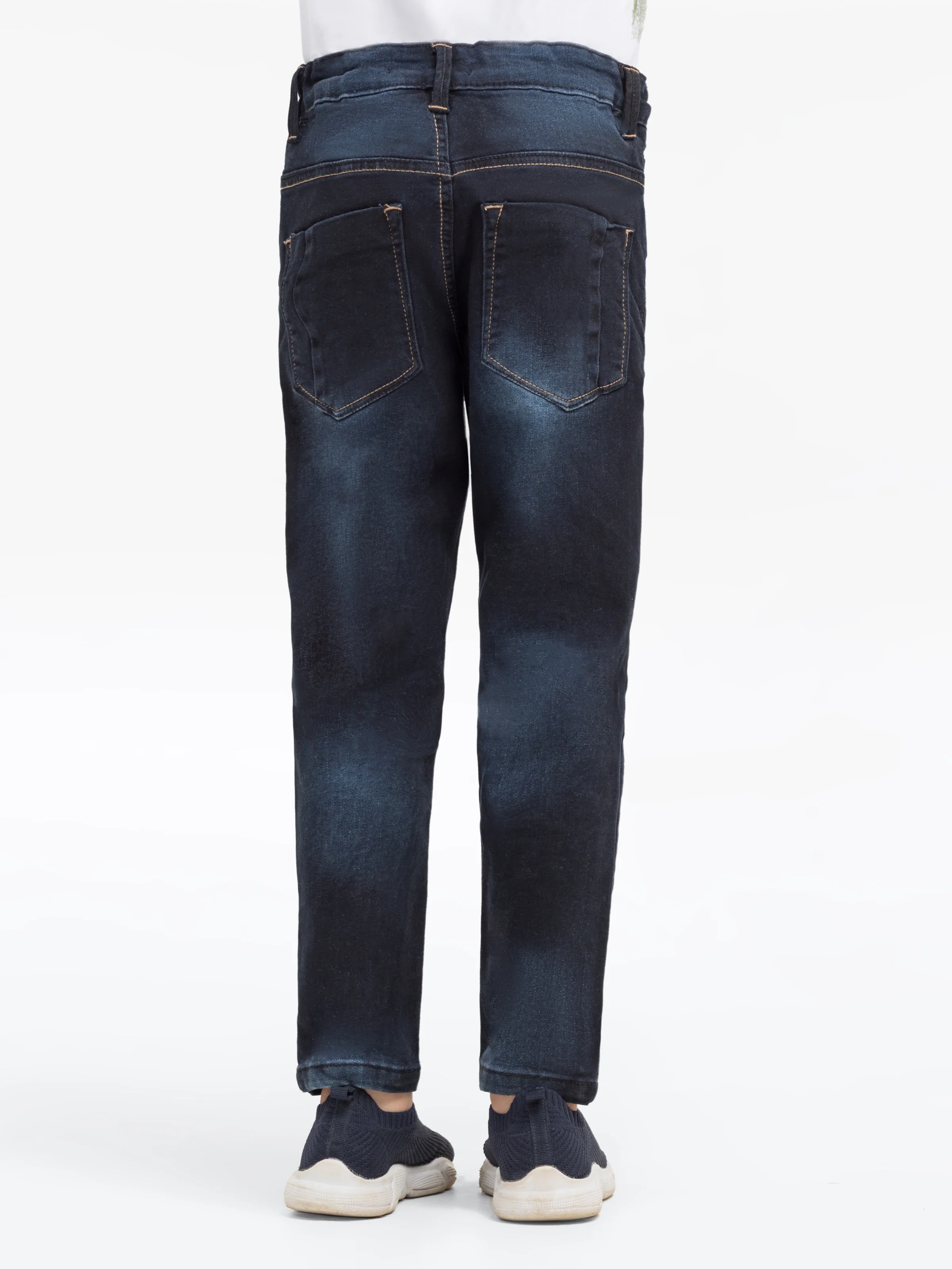Boy's Dark Navy Denim Pant - EBBDP5-004 - Image 5
