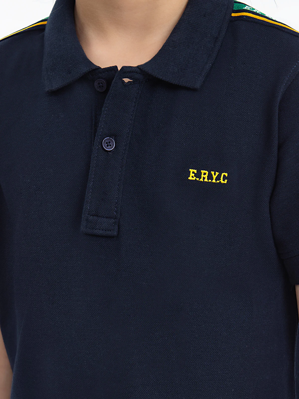 Boy's Dark Navy Polo Shirt - EBTPS24-009 - Image 3