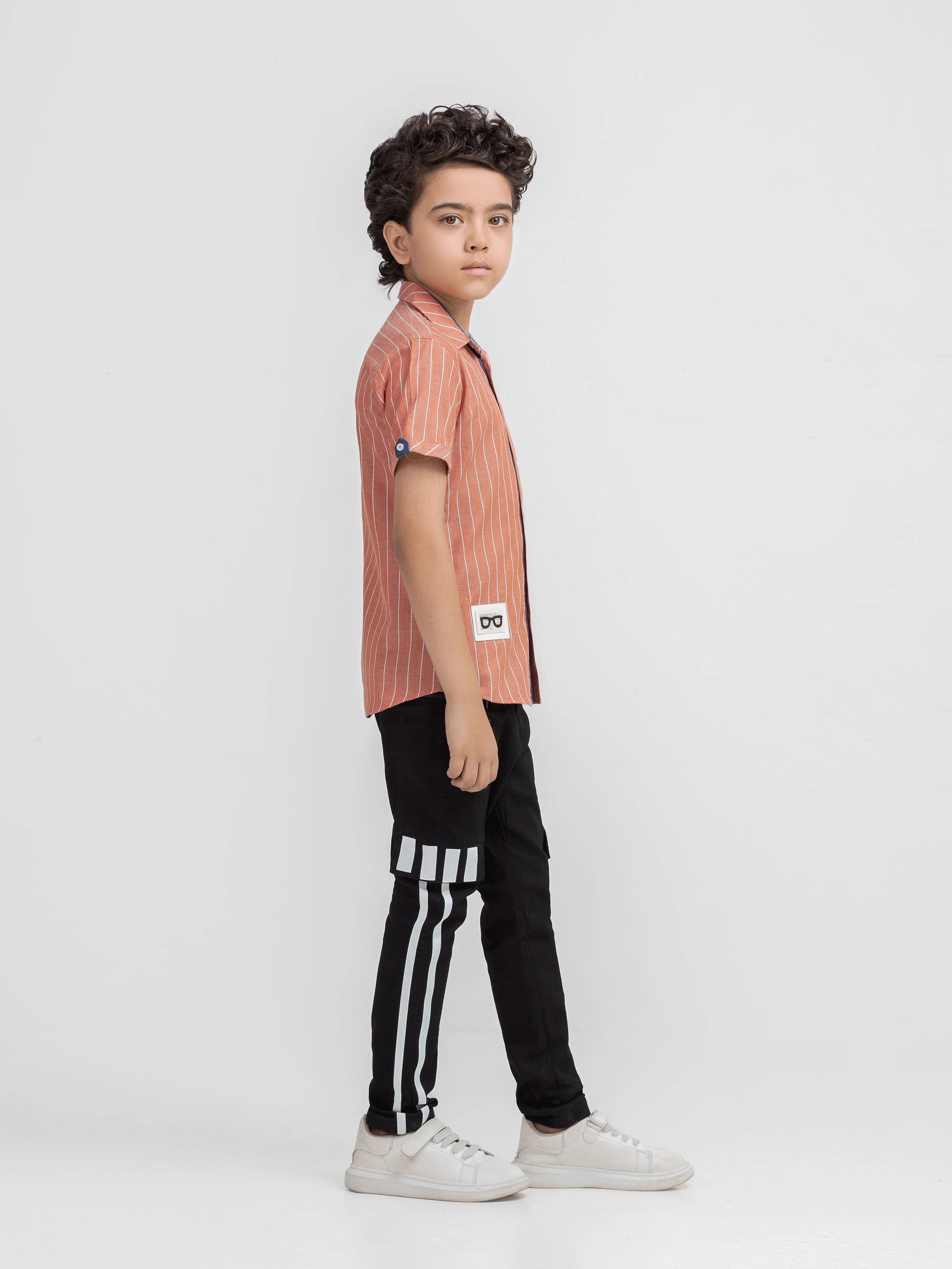 Boy's Dark Peach Shirt - EBTSH6-27706 - Image 5