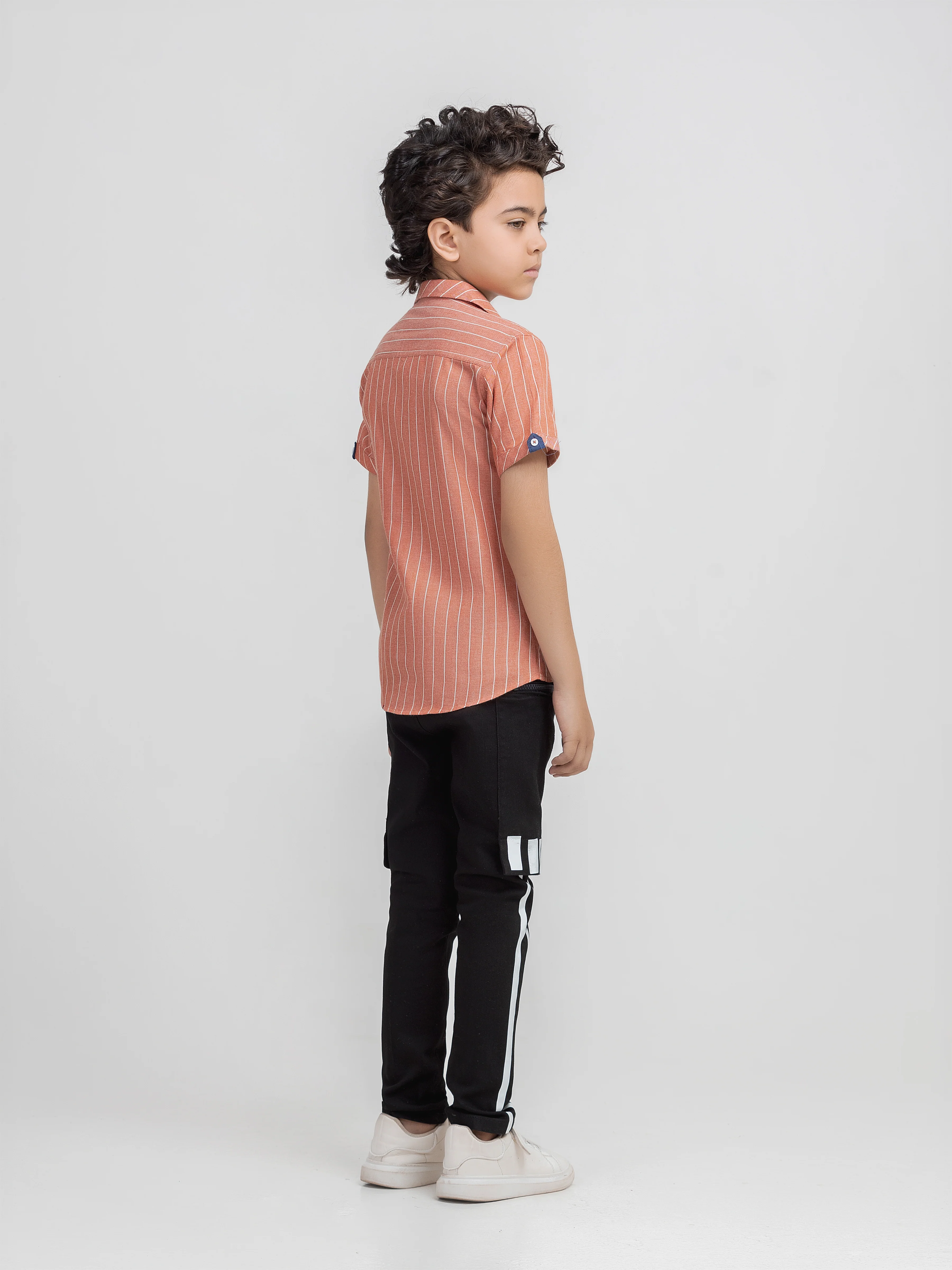 Boy's Dark Peach Shirt - EBTSH6-27706 - Image 6