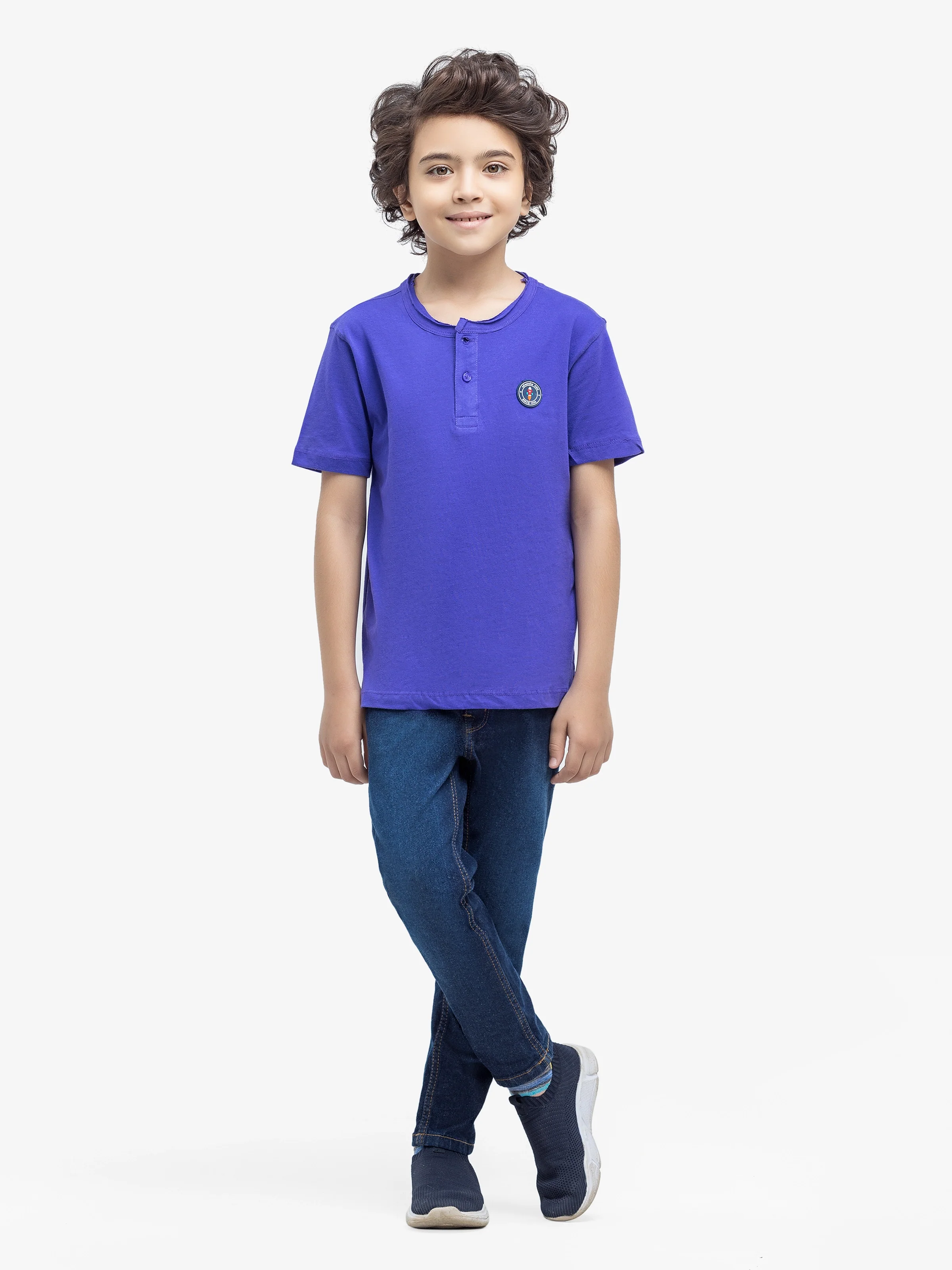 Boy's Dark Purple T-Shirt - EBTTSH24-012 - Image 2