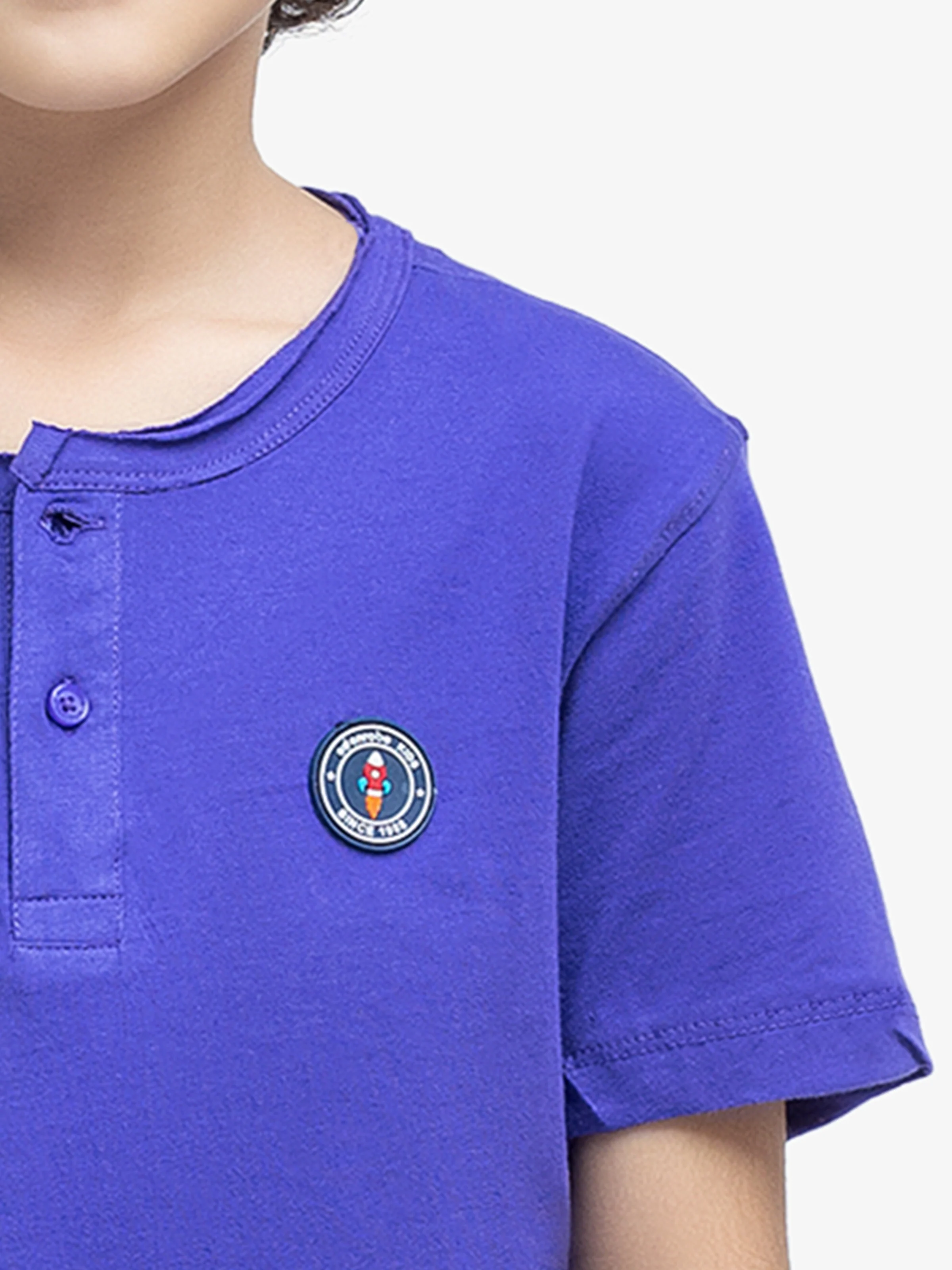 Boy's Dark Purple T-Shirt - EBTTSH24-012 - Image 3