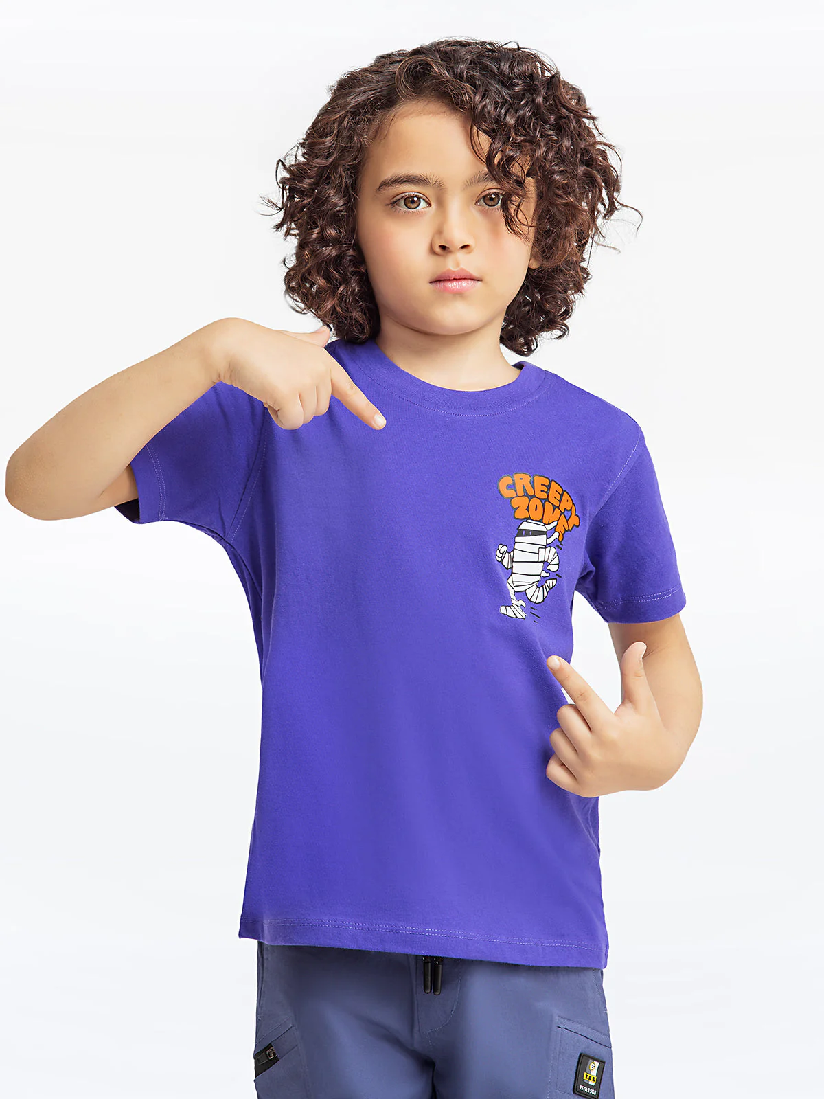 Boy's Dark Purple T-Shirt - EBTTS24-035 - Image 2