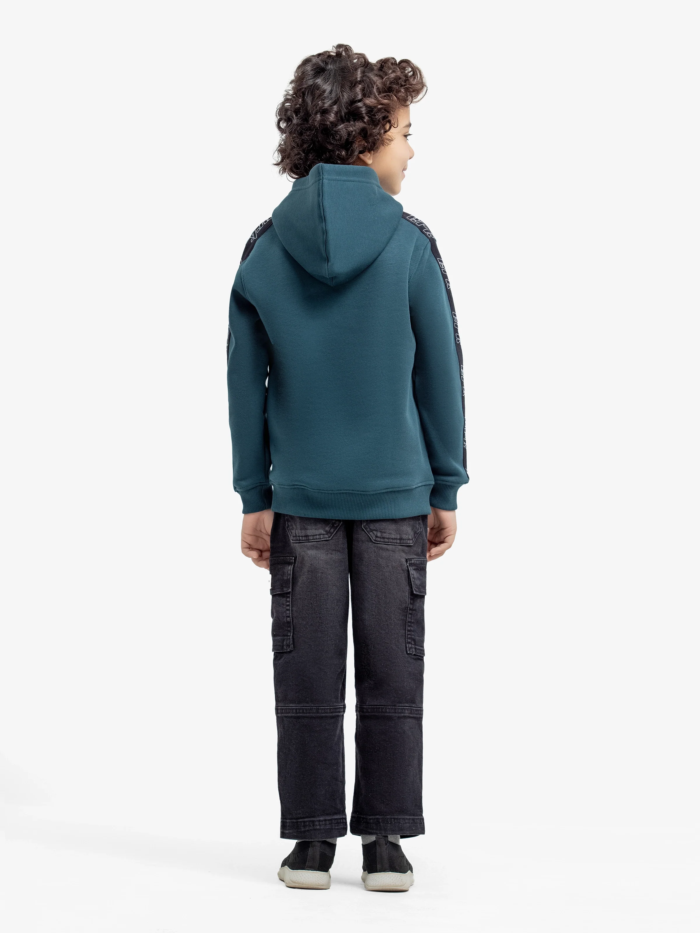 Boy's Dark Teal Hoodie - EBTH24-014 - Image 5
