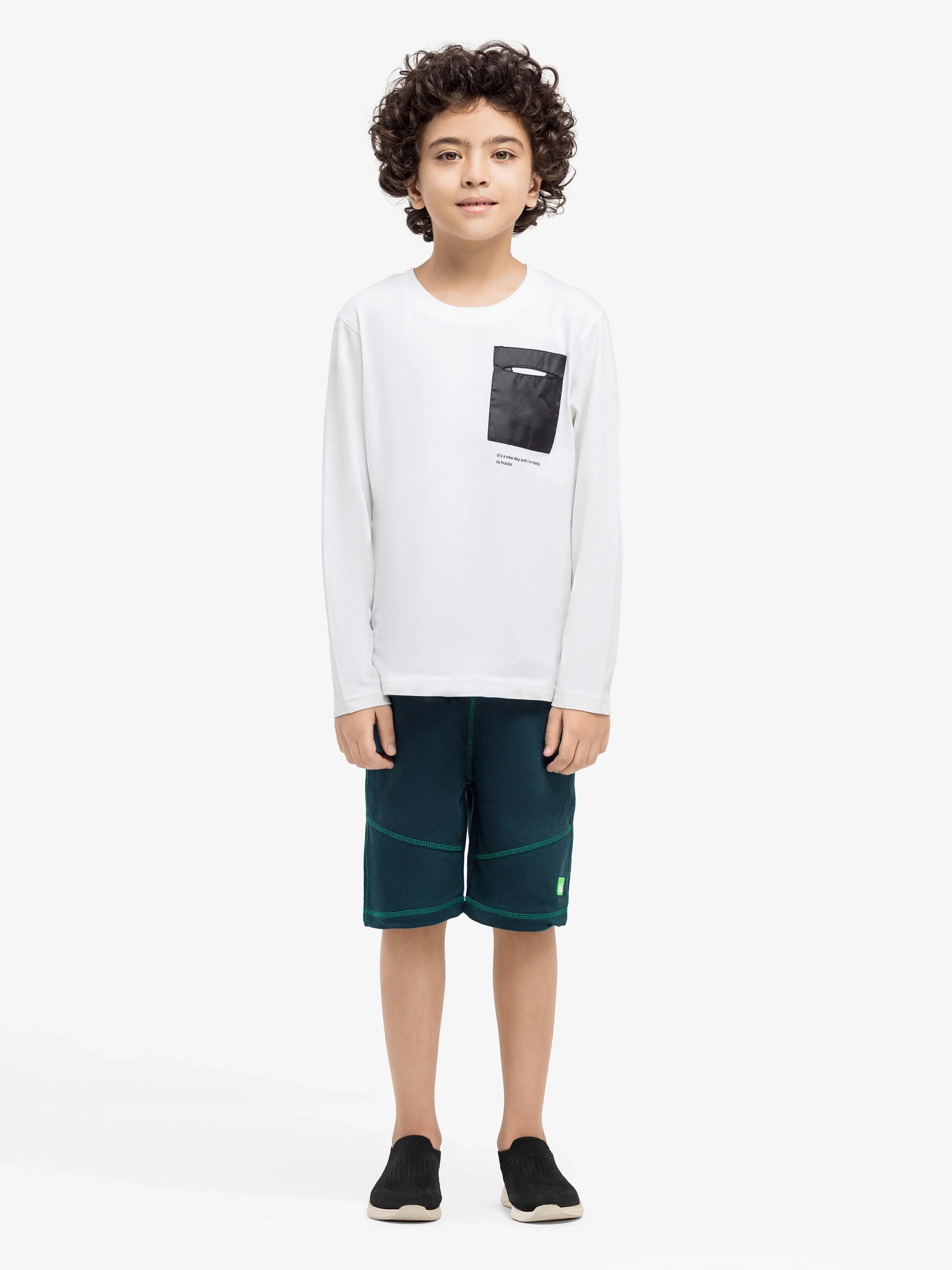 Boy's Dark Teal Shorts - EBBSK5-004 - Image 3