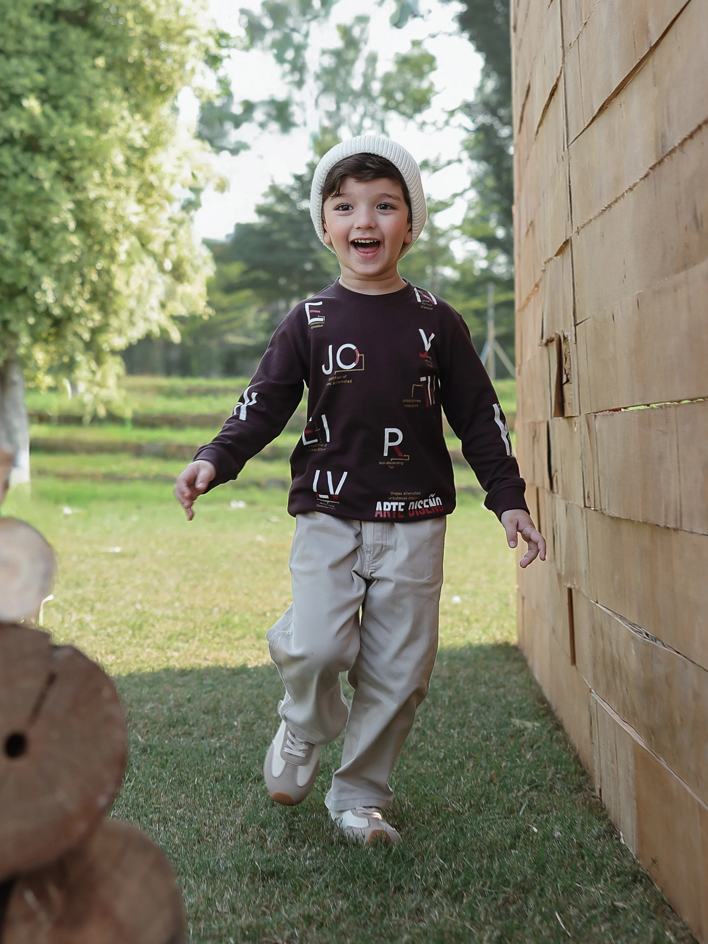 Boy's Deep Plum Sweatshirt - EBTSS5-025 - Image 6