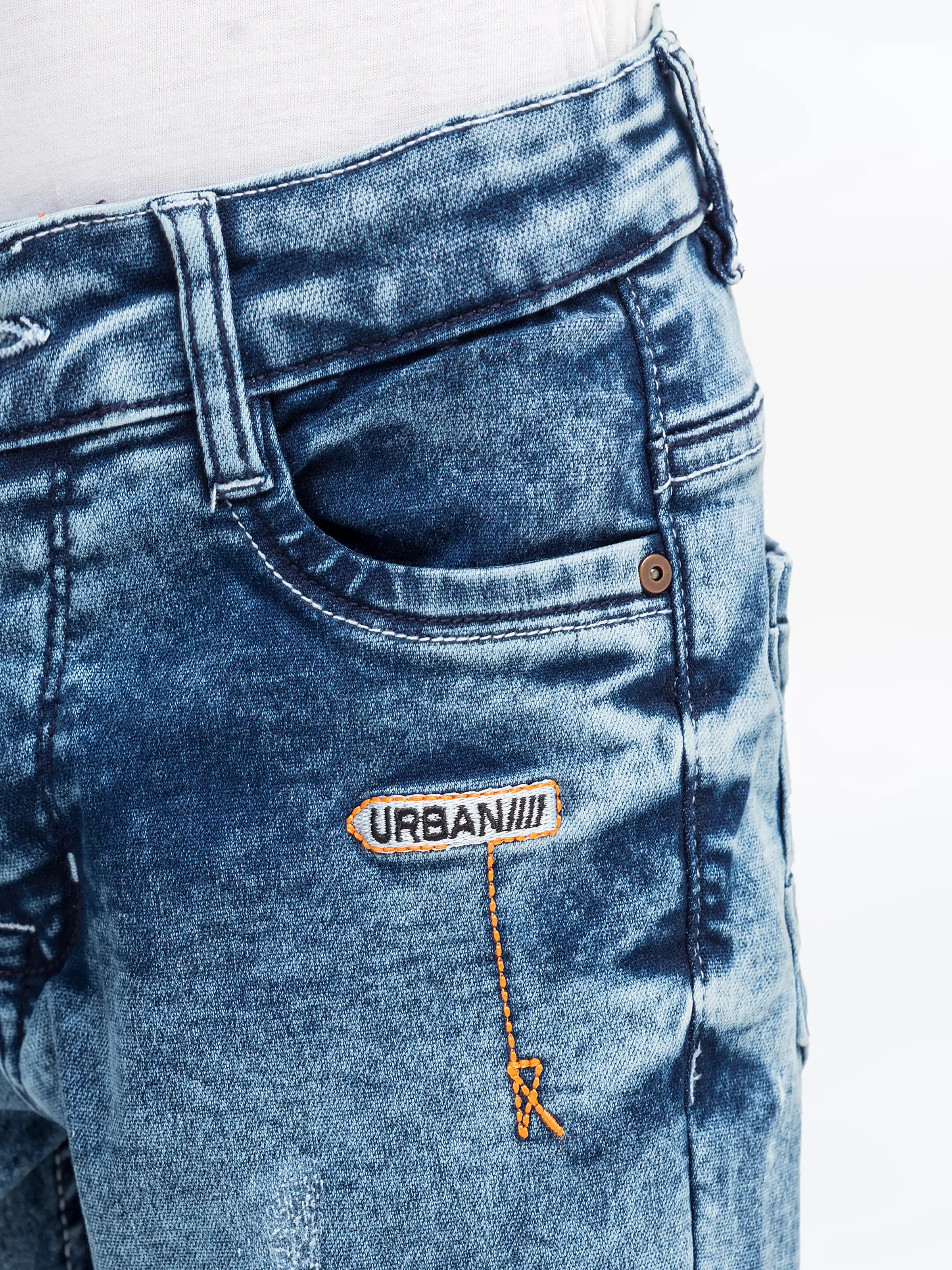 Boy's Blue Denim Pant - EBBDP5-001 - Image 3