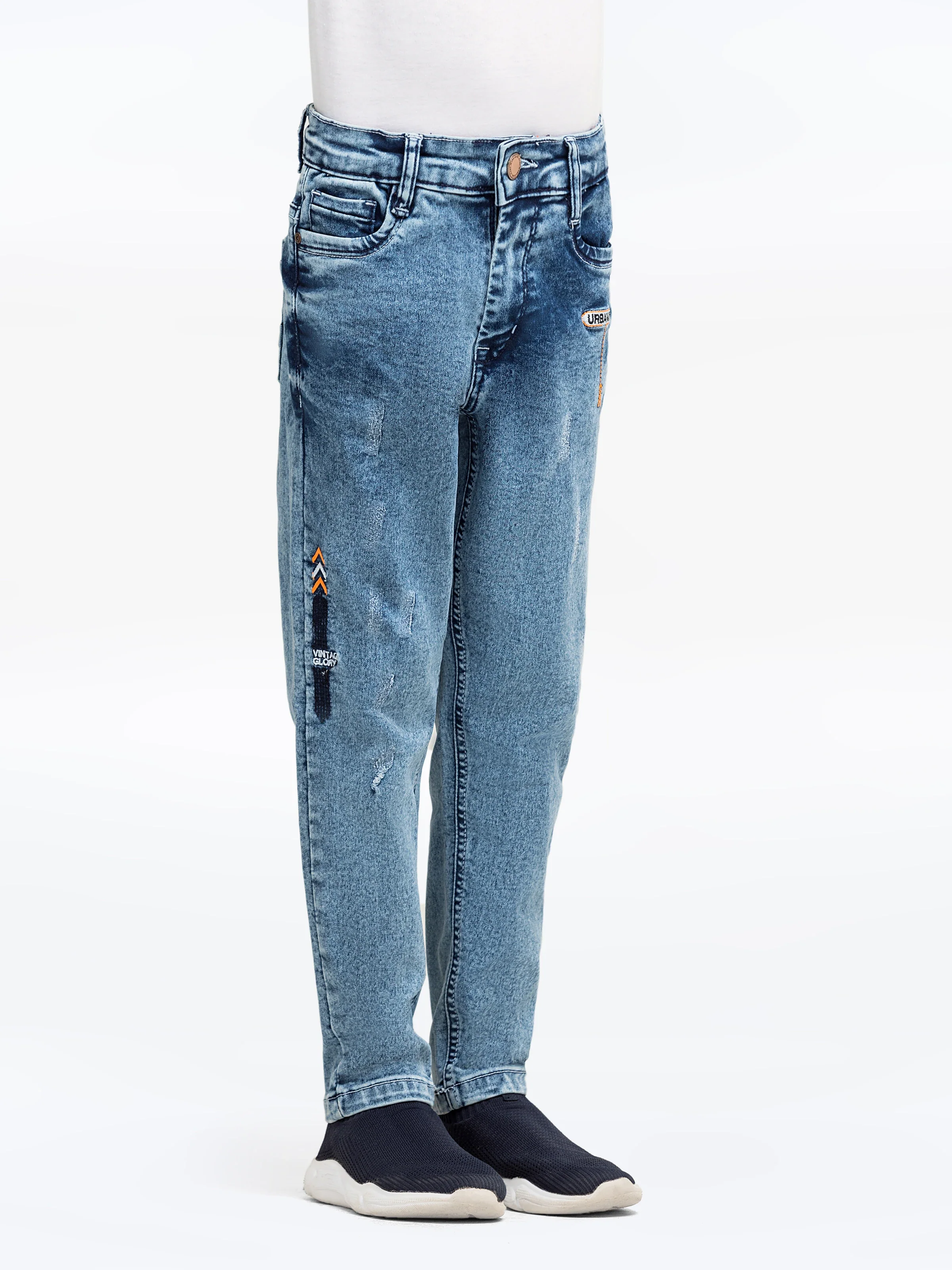 Boy's Blue Denim Pant - EBBDP5-001 - Image 5