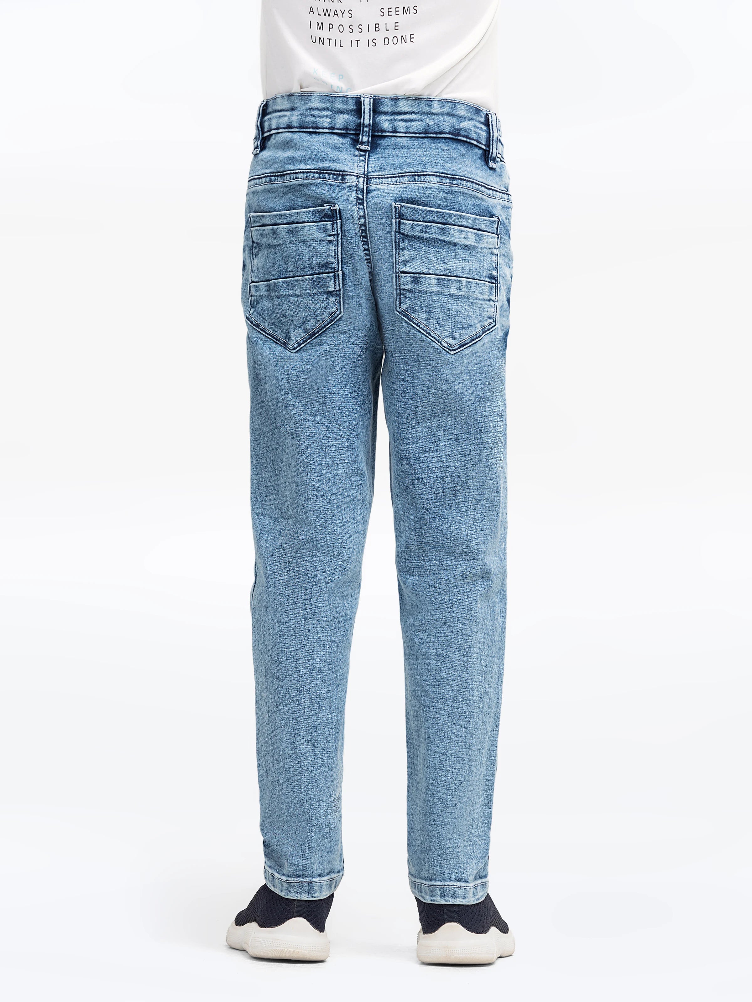 Boy's Blue Denim Pant - EBBDP5-001 - Image 6