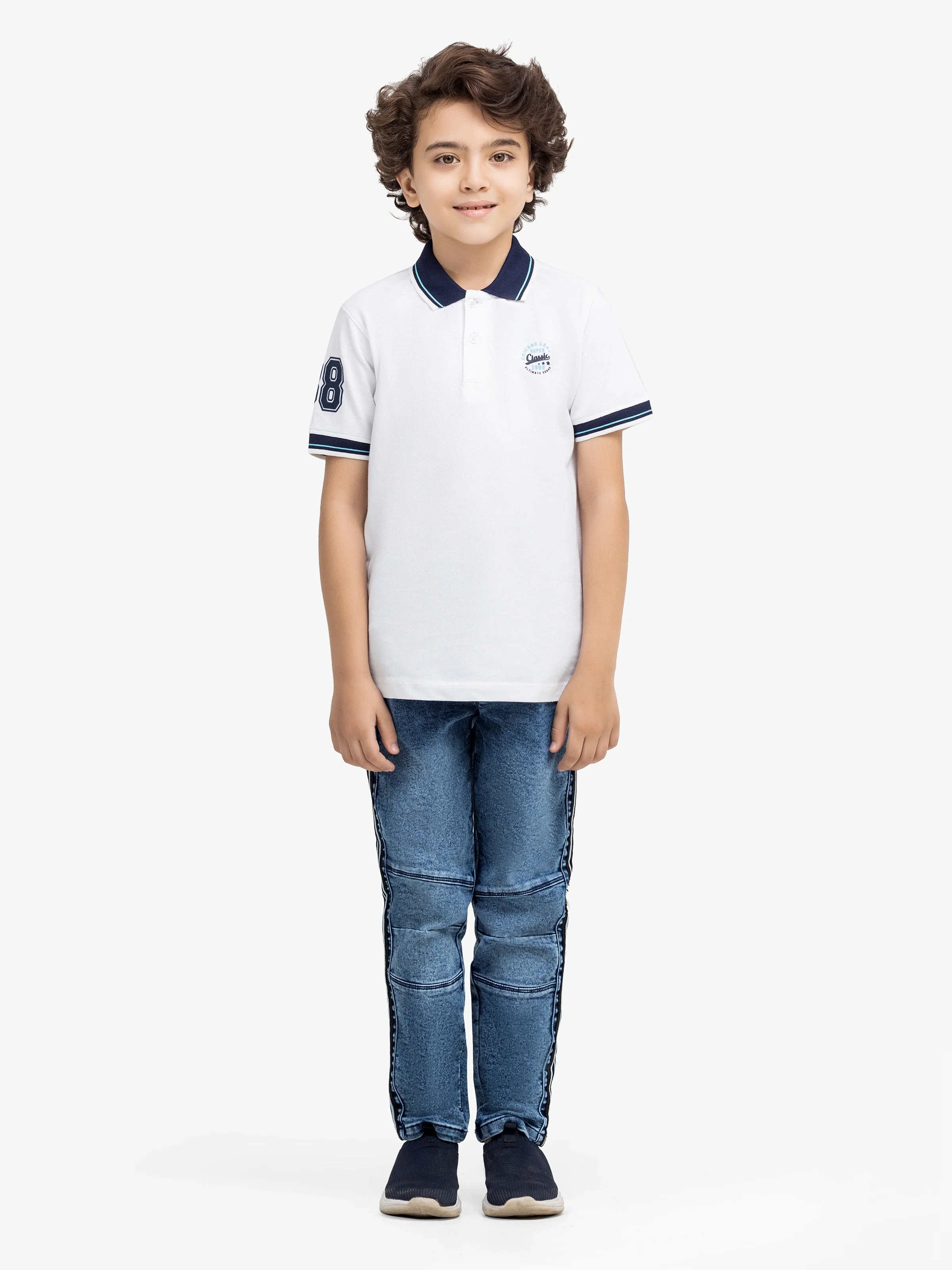 Boy's Denim Blue Pant - EBBDP5-006 - Image 2