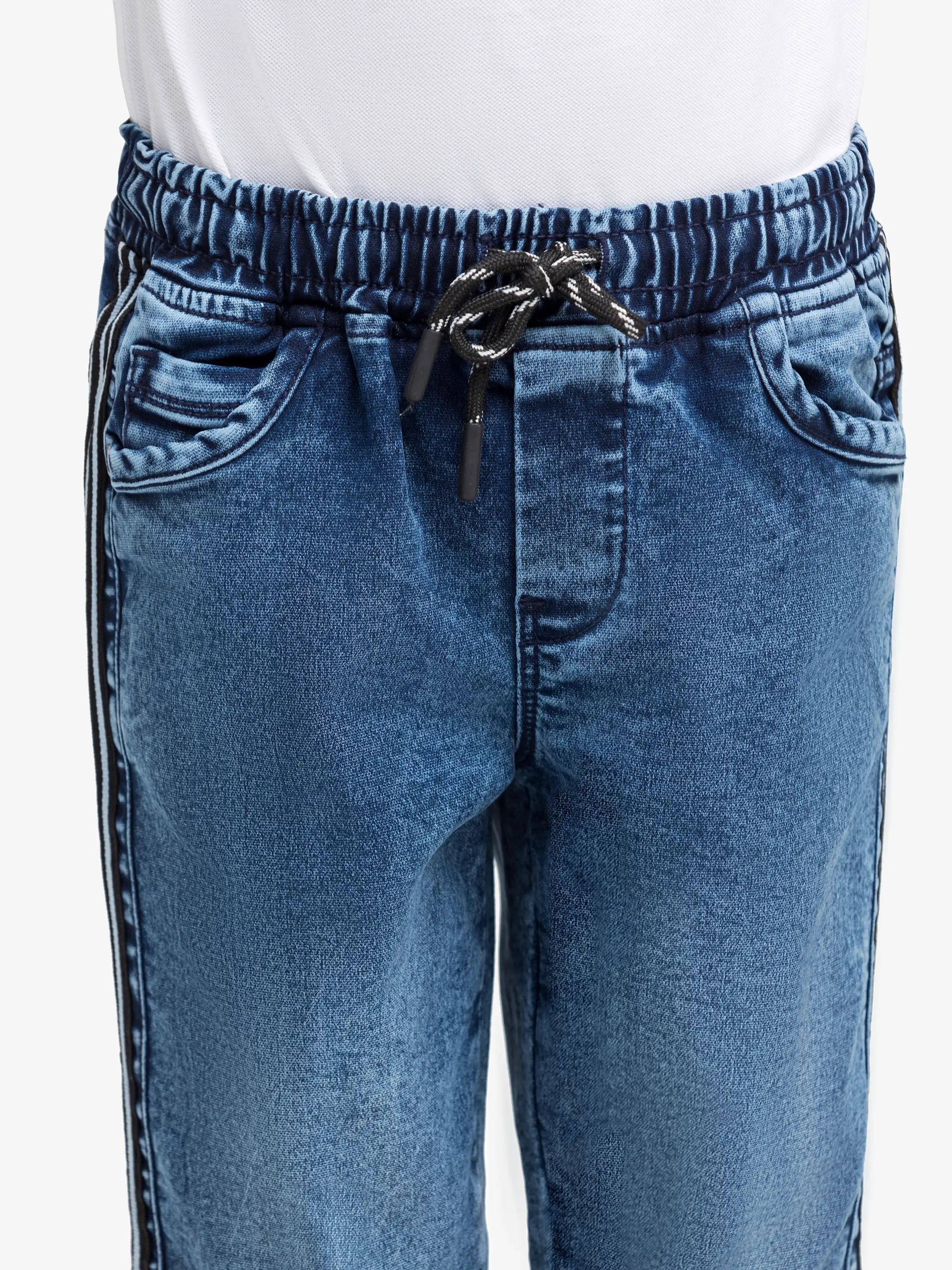 Boy's Denim Blue Pant - EBBDP5-006 - Image 3