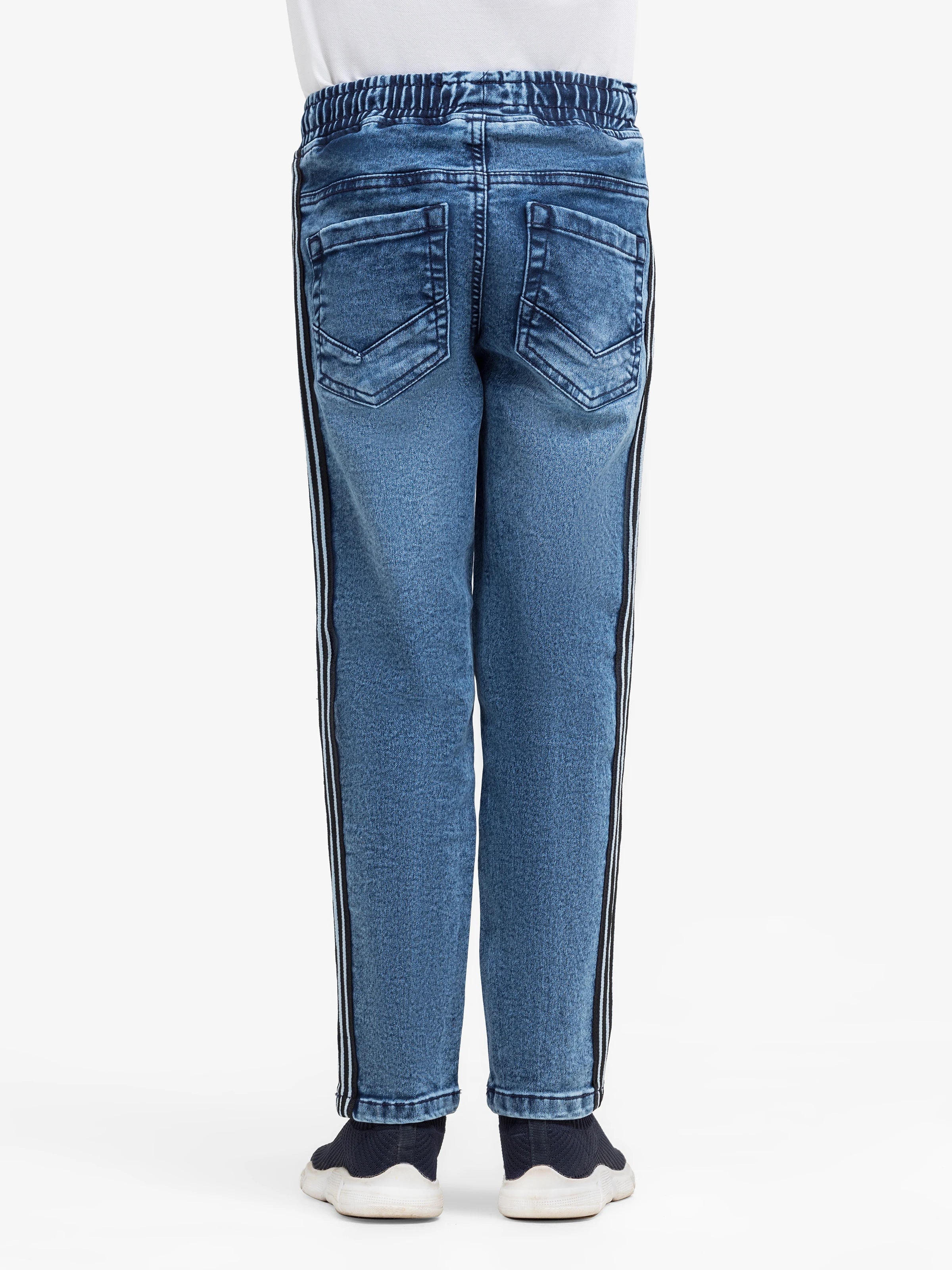 Boy's Denim Blue Pant - EBBDP5-006 - Image 6