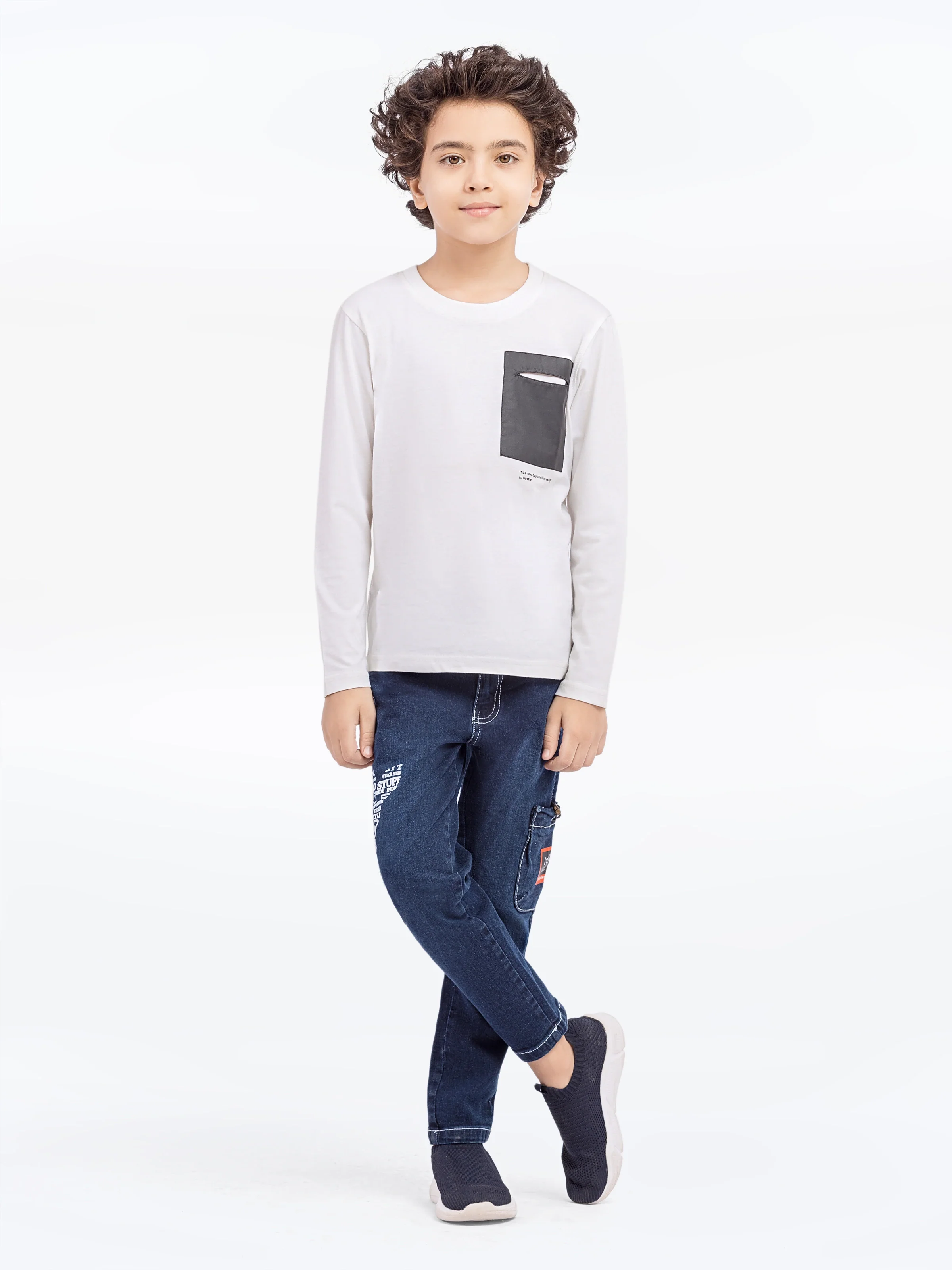 Boy's Blue Denim Pant - EBBDP5-031 - Image 2