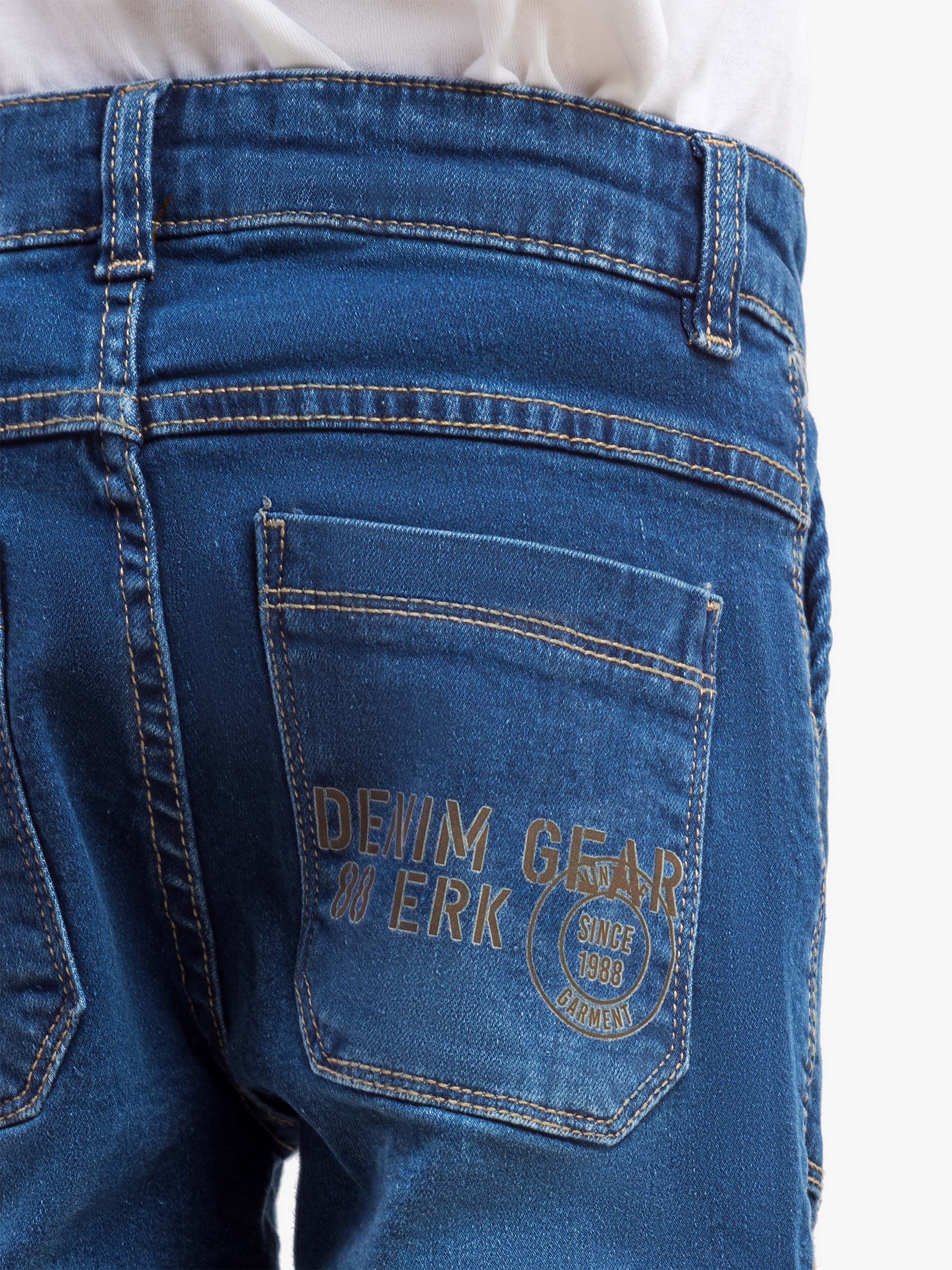 Boy's Denim Blue Denim Pant - EBBDP5-049 - Image 4