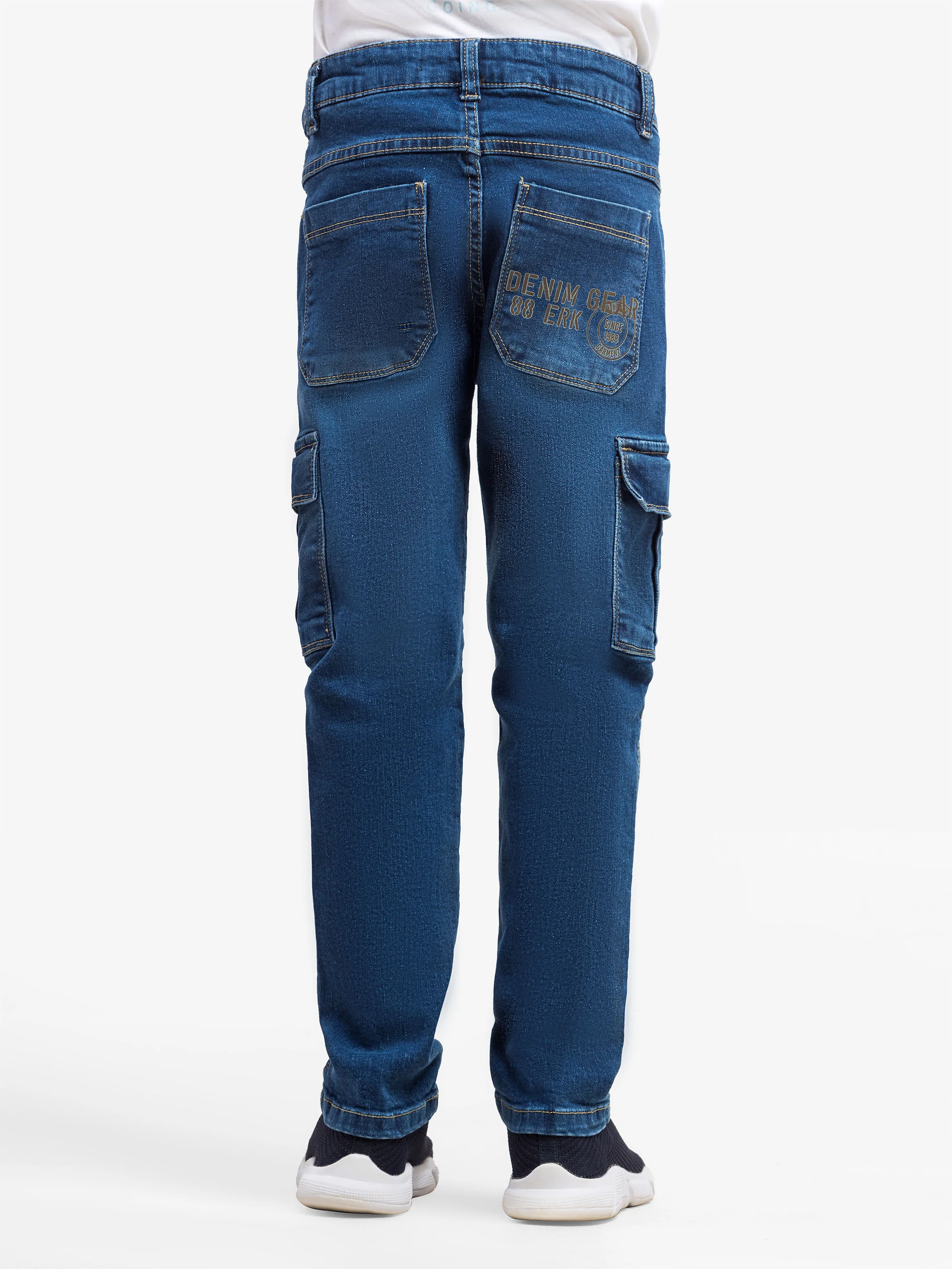 Boy's Denim Blue Denim Pant - EBBDP5-049 - Image 6