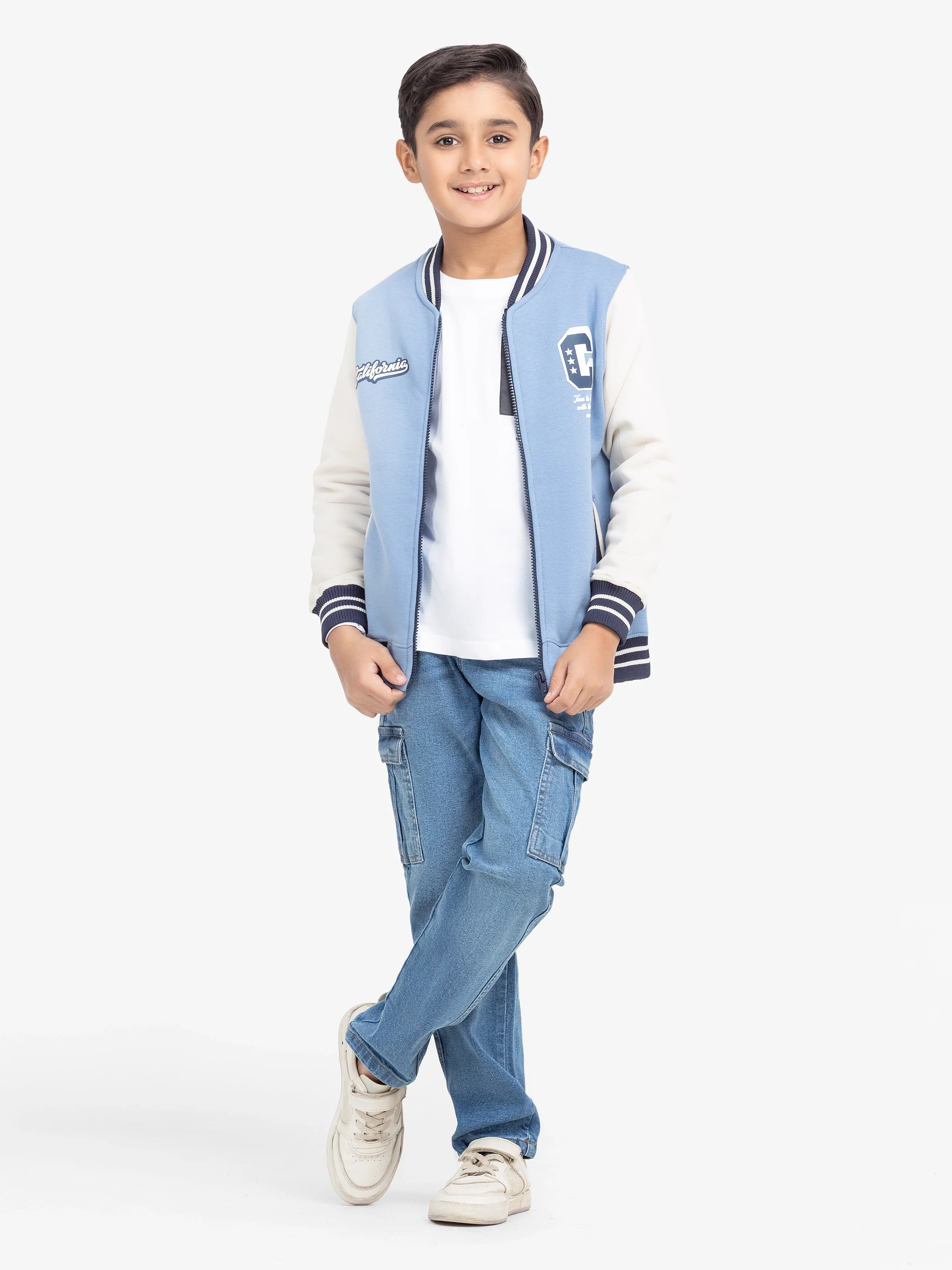 Boy's Denim Blue Jacket - EBTJK24-005 - Image 2