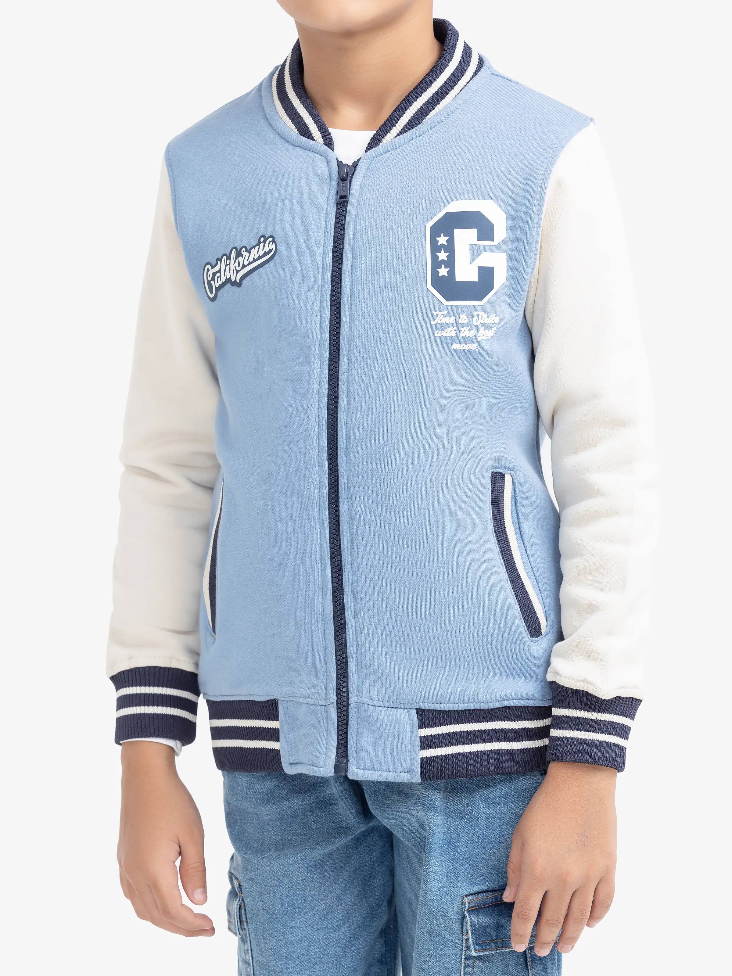 Boy's Denim Blue Jacket - EBTJK24-005 - Image 3