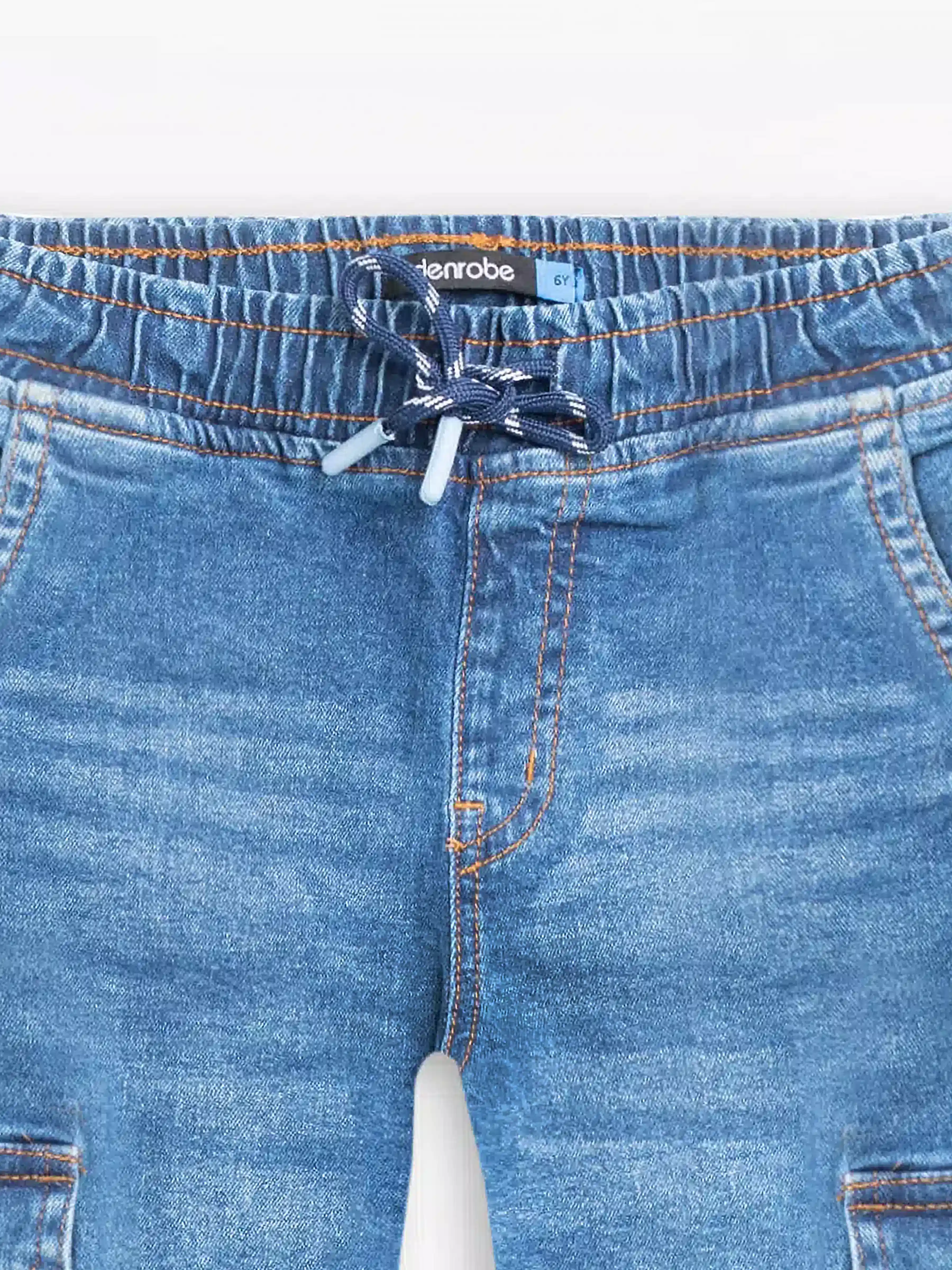 Boy's Denim Blue Pant - EBBDP24-027 - Image 2
