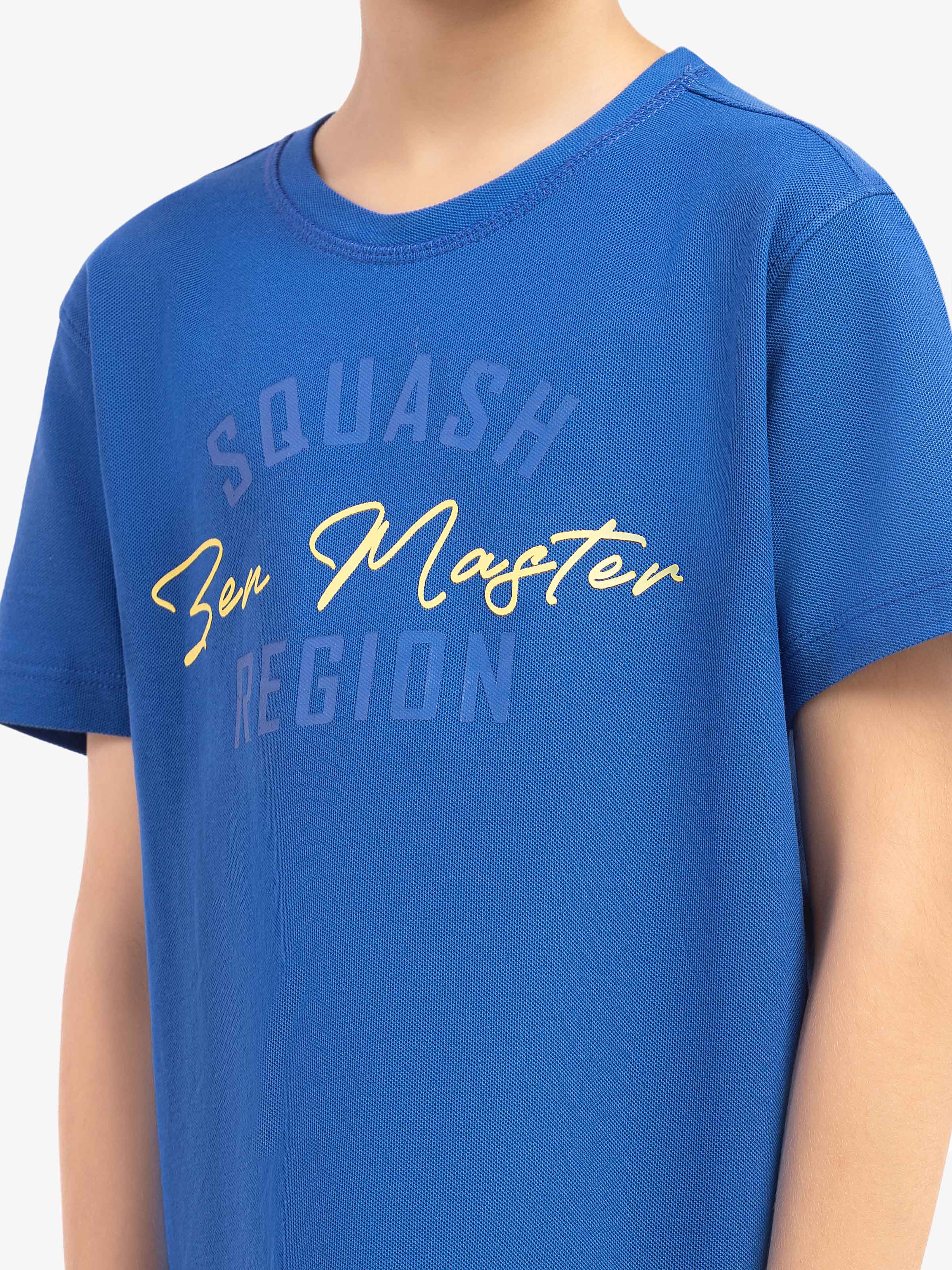 Boy's Electric Blue T-Shirt - EBTTS5-036 - Image 3