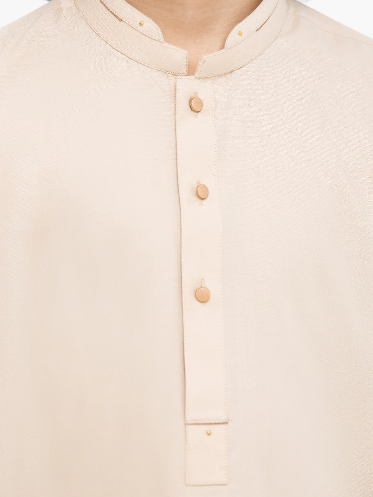 Boy's Fawn Kurta Shalwar - EBTKS24-3955 - Image 4