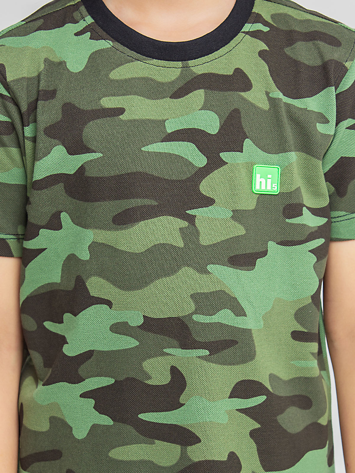 Boy's Green Camo T-Shirt - EBTTS23-055 - Image 2