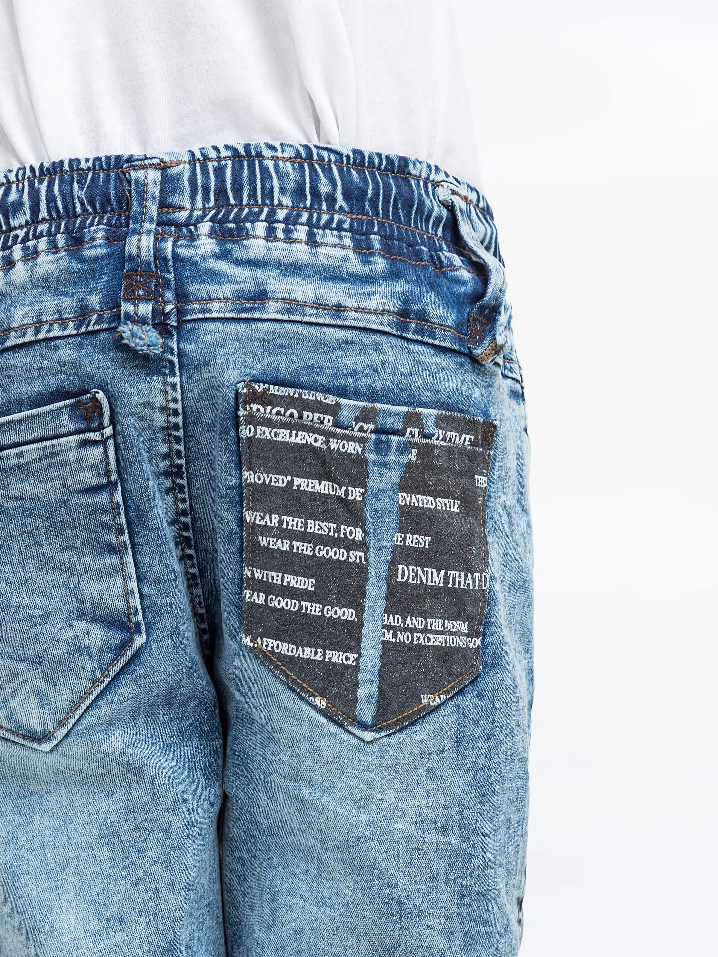 Boy's Green Denim Pant - EBBDP5-029 - Image 3